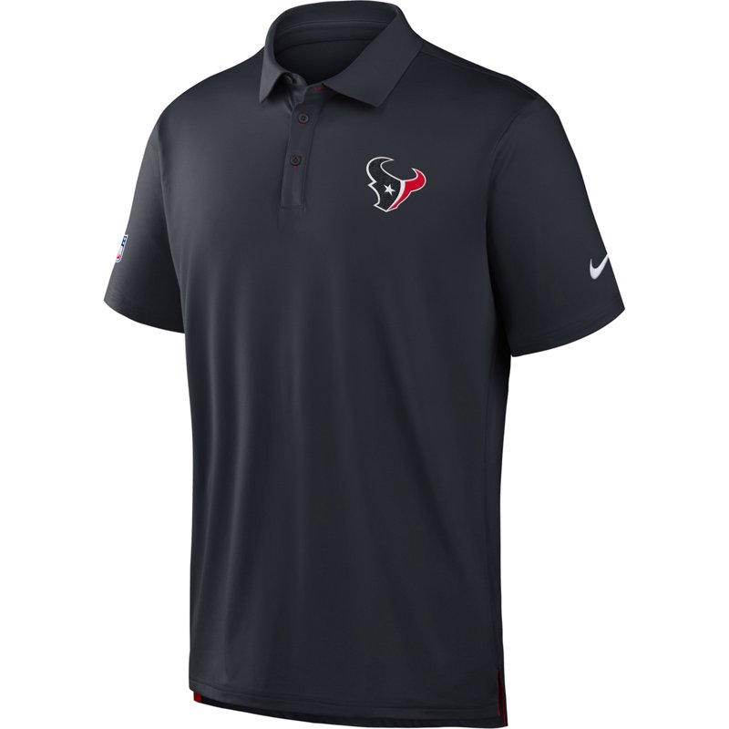 Nike Men's Houston Texans Sideline Drift Tour Polo Shirt