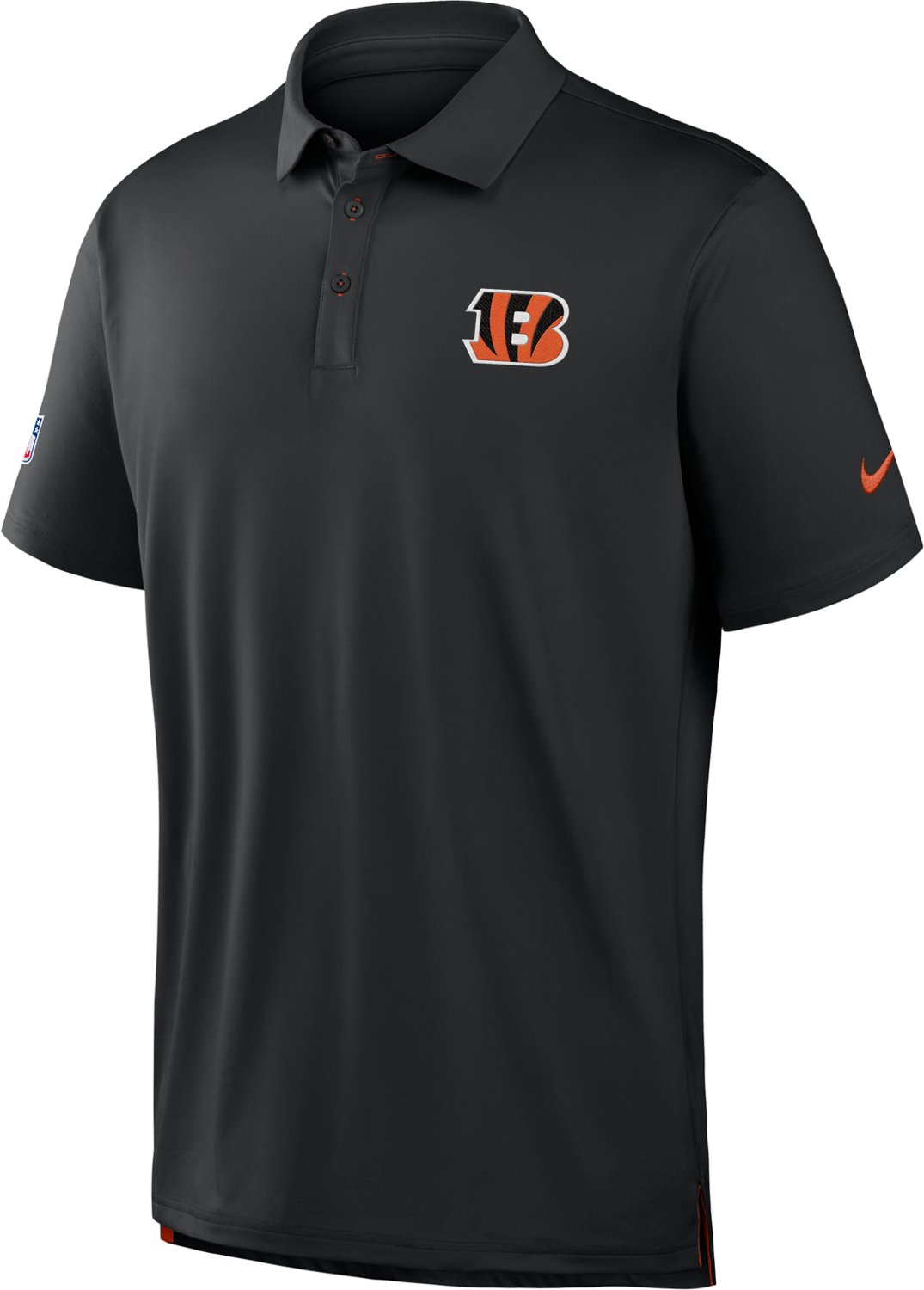Nike Men's Cincinnati Bengals Sideline Drift Tour Polo Shirt