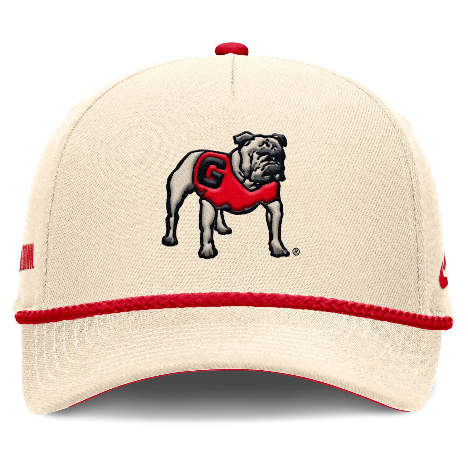 Unisex Nike Georgia Bulldogs Legacy Vintage Rope Rise Adjustable Hat - view number 2