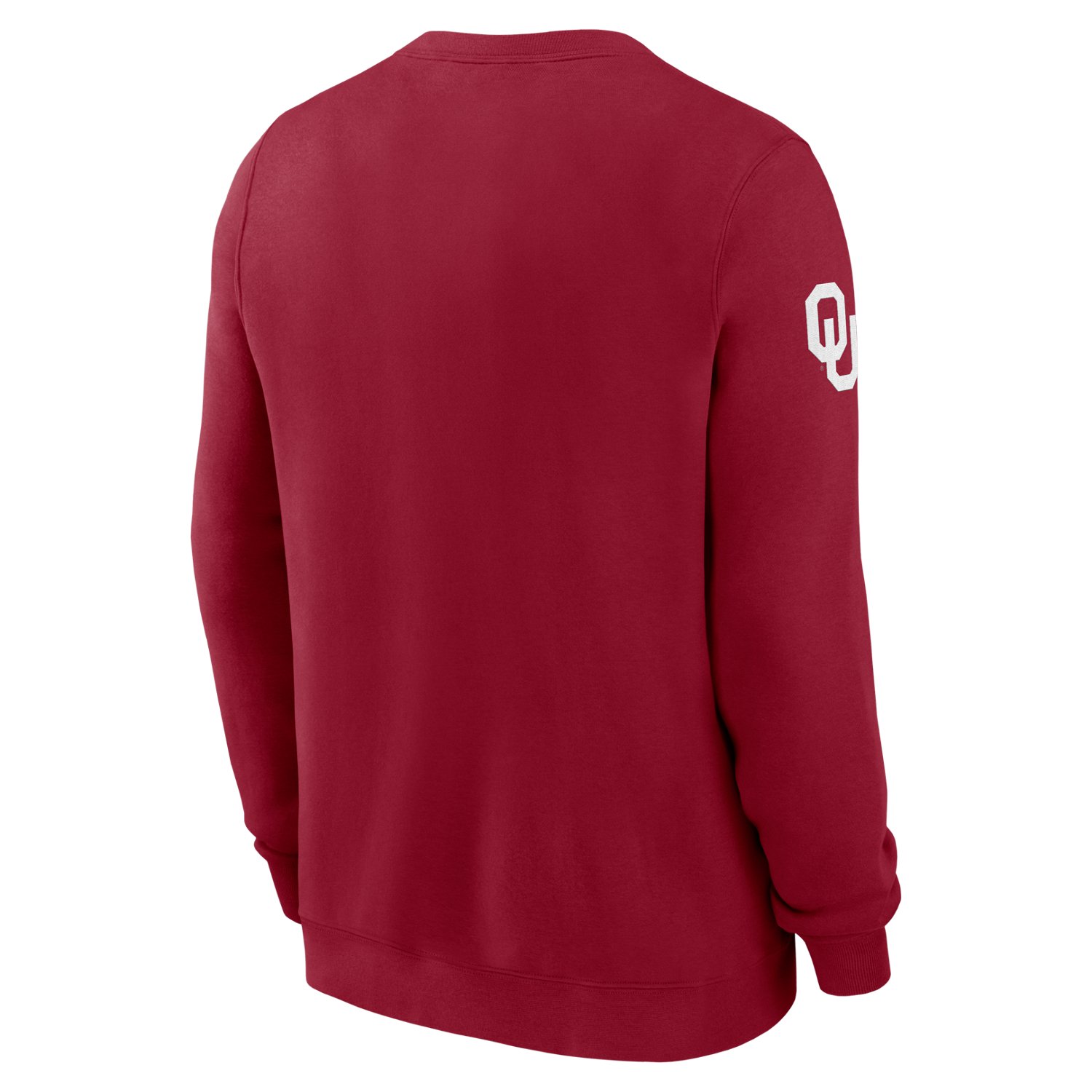 Jordan Men's University of Oklahoma School Fleece Club Crew Sweatshirt - view number 2