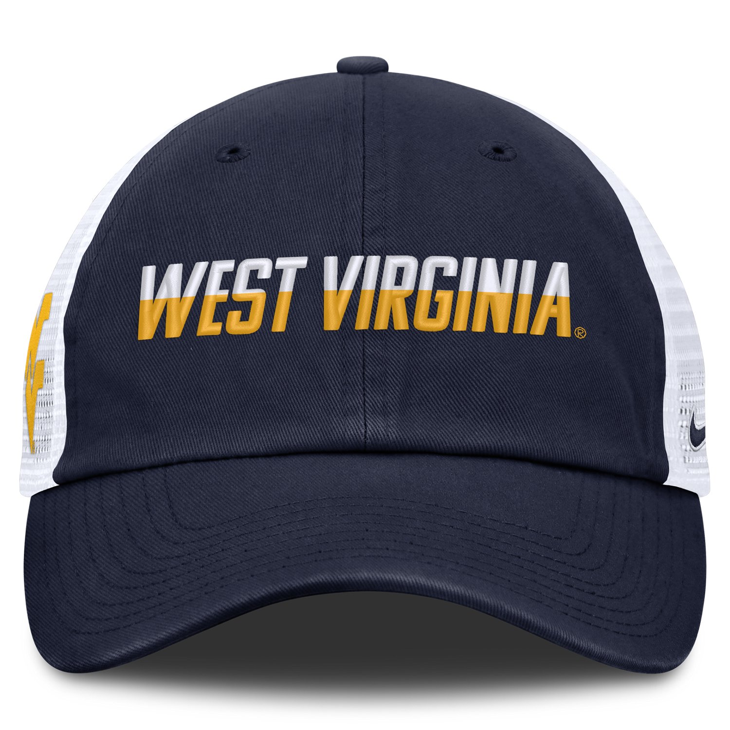 Nike West Virginia University School Club Gameday Unstructured Trucker Cap - view number 2