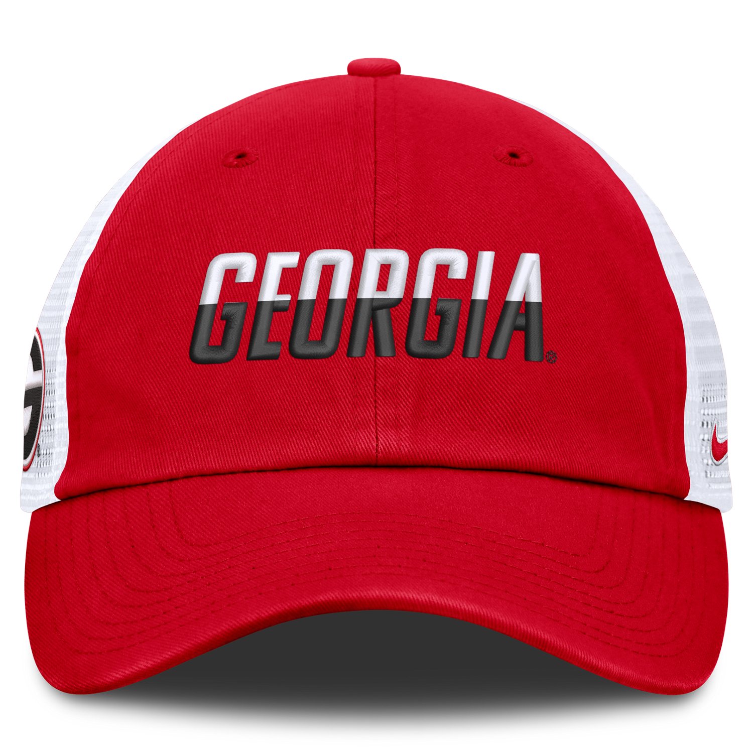 Nike University of Georgia School Club Gameday Unstructured Trucker Cap - view number 2