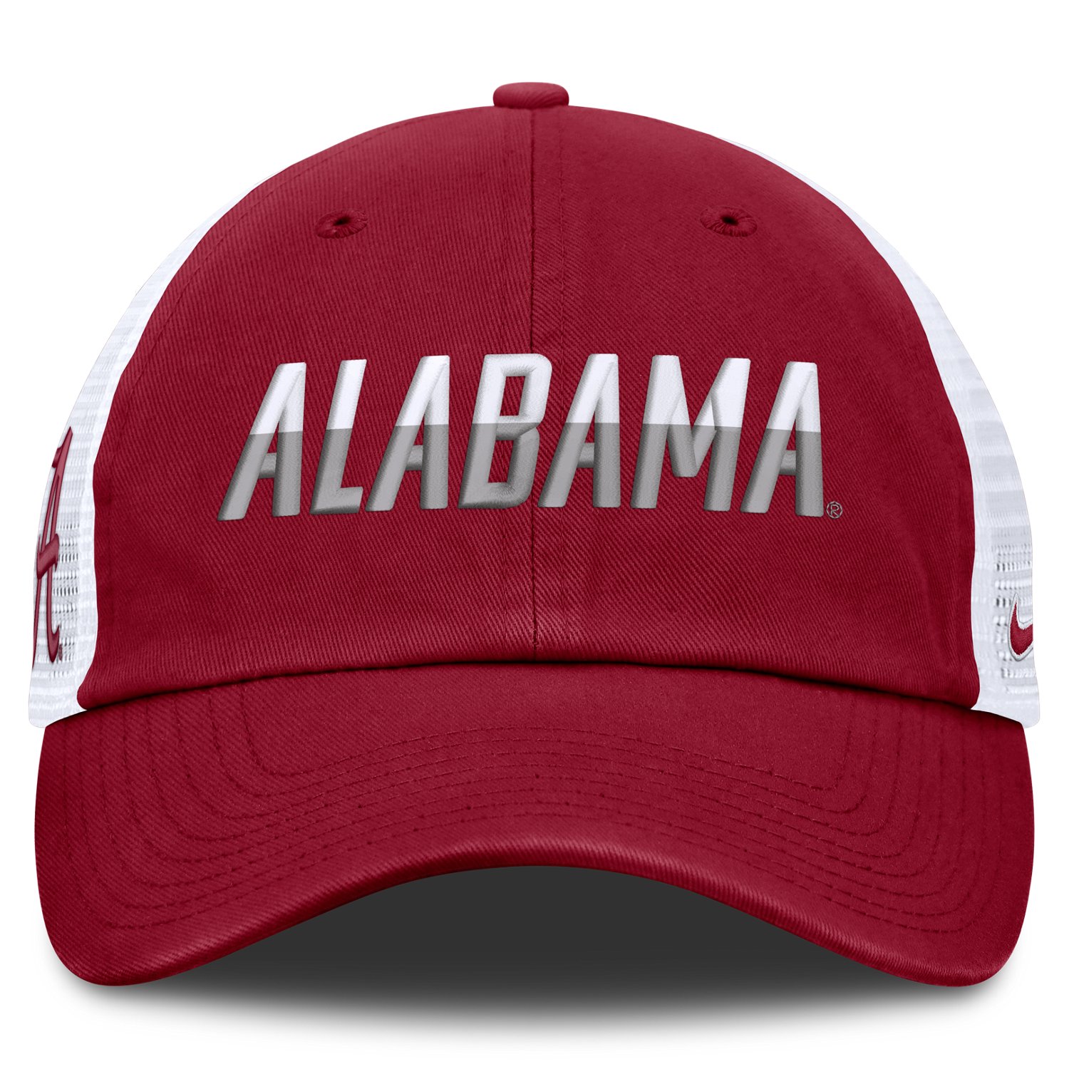 Nike University of Alabama School Club Gameday Unstructured Trucker Cap - view number 2
