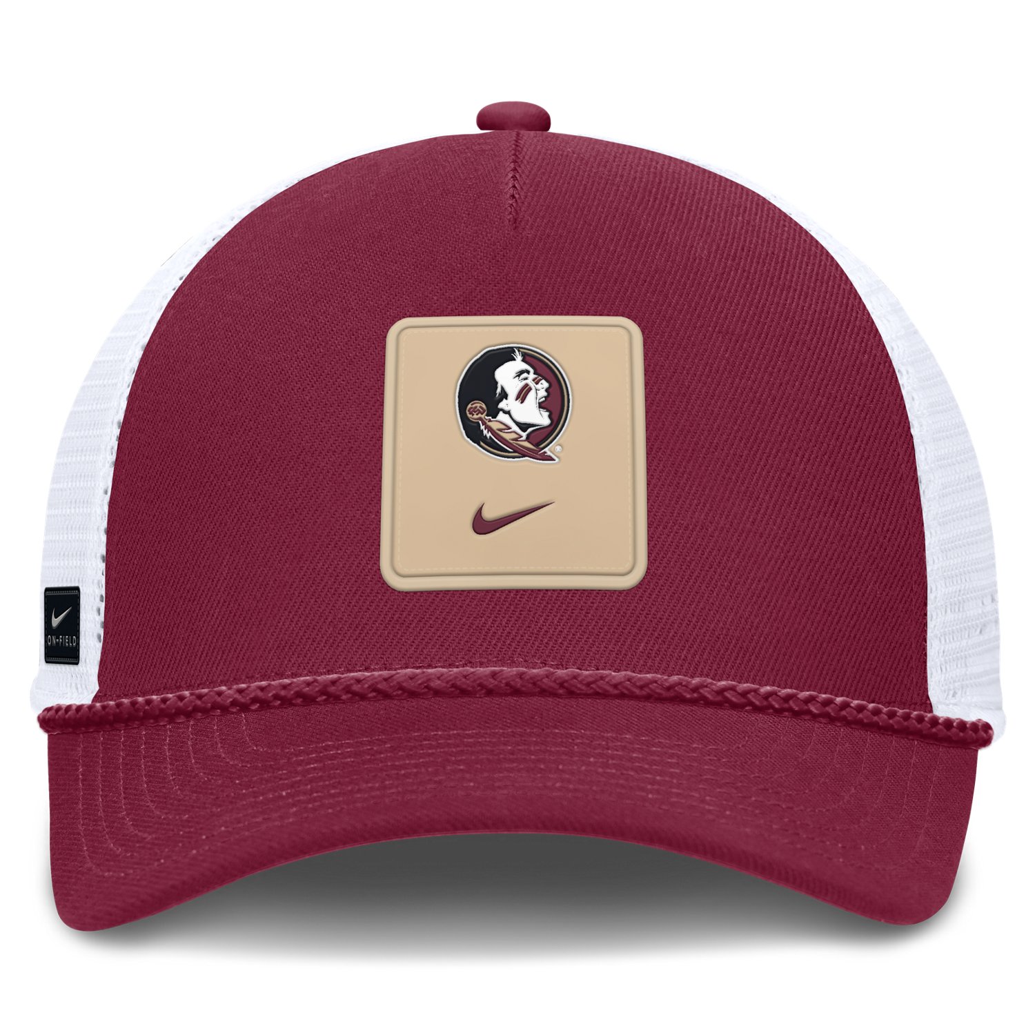 Nike Florida State University Primary Logo Rise Gameday Structured Trucker Cap