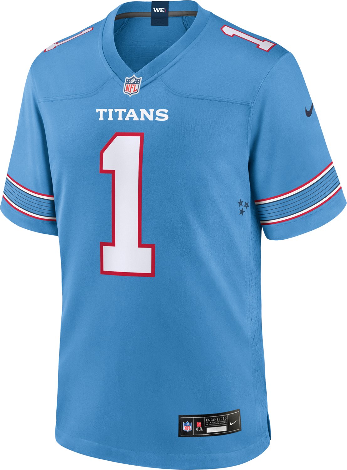 Nike Men's Tennessee Titans Cam Ward #1 Game Jersey - view number 2