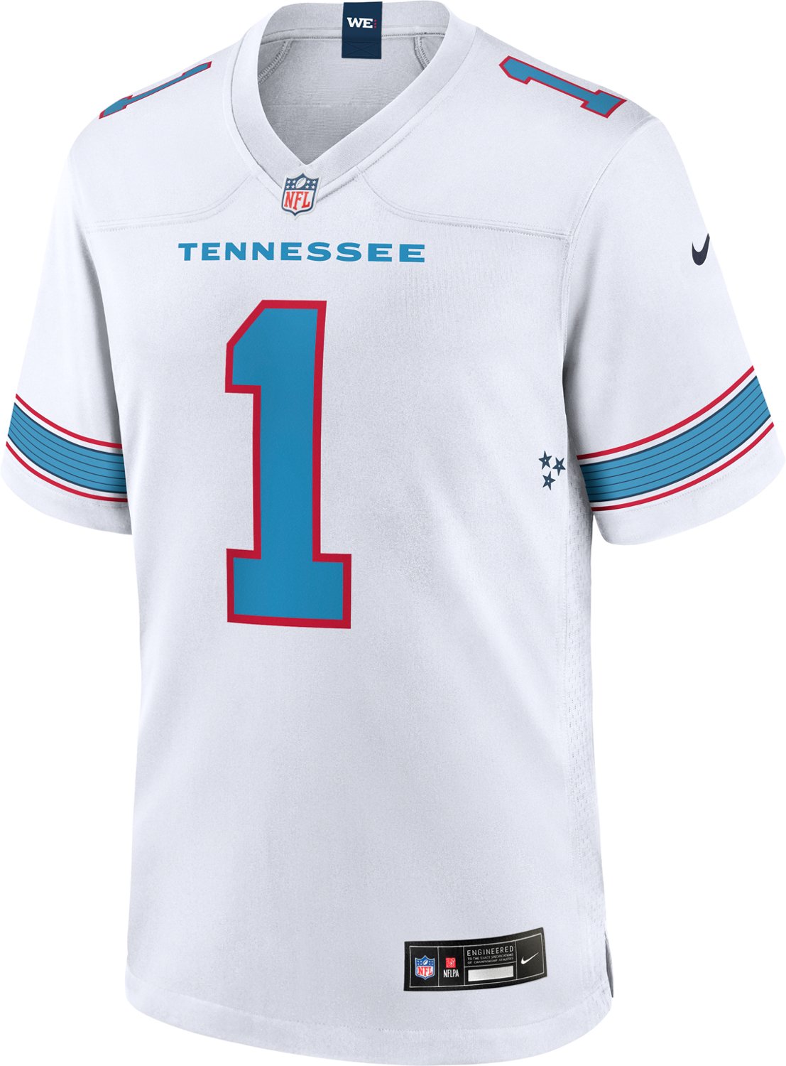 Nike Men's Tennessee Titans Cam Ward #1 Road Game Jersey - view number 2