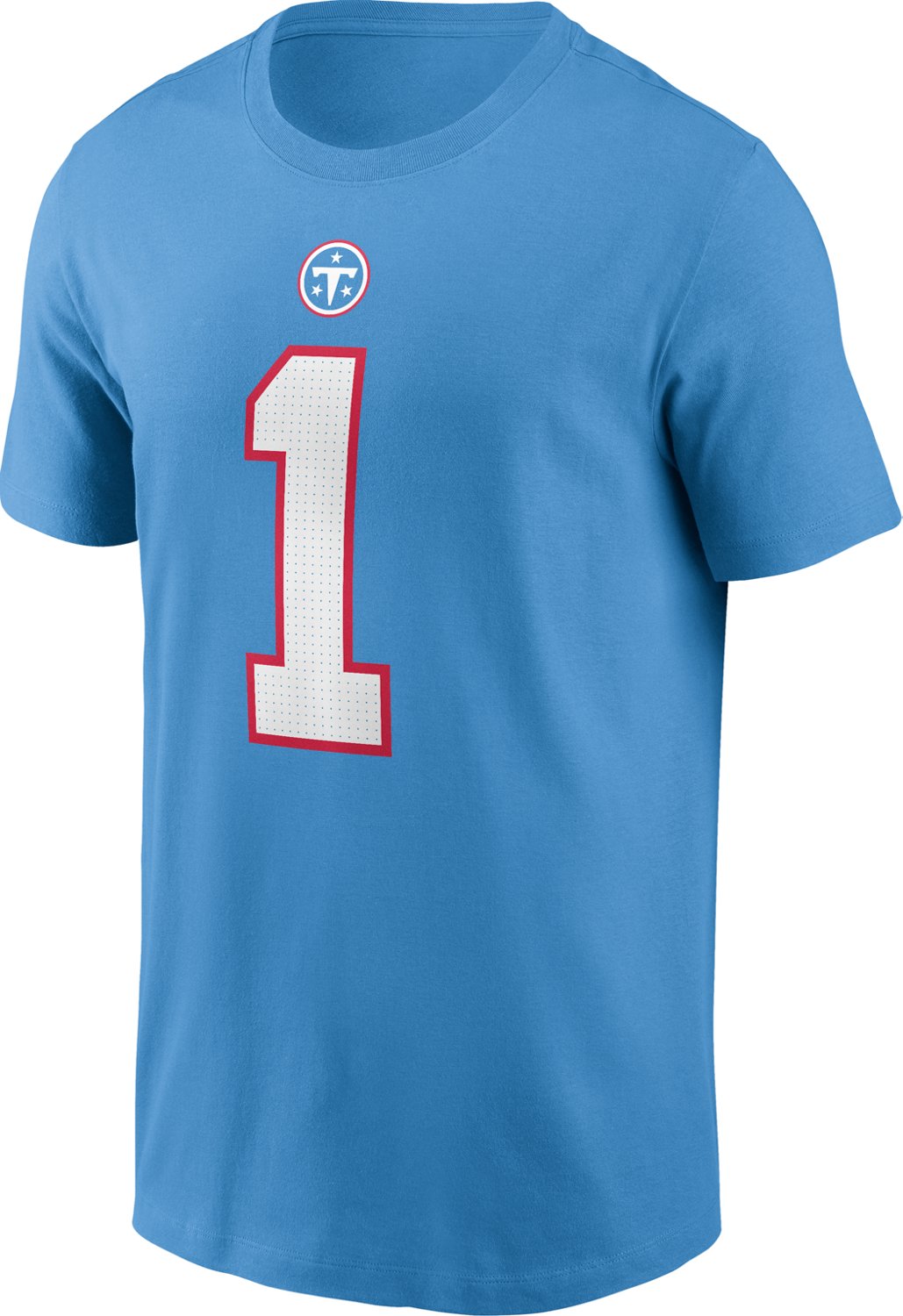 Nike Men's Tennessee Titans Cam Ward #1 Graphic T-shirt - view number 2