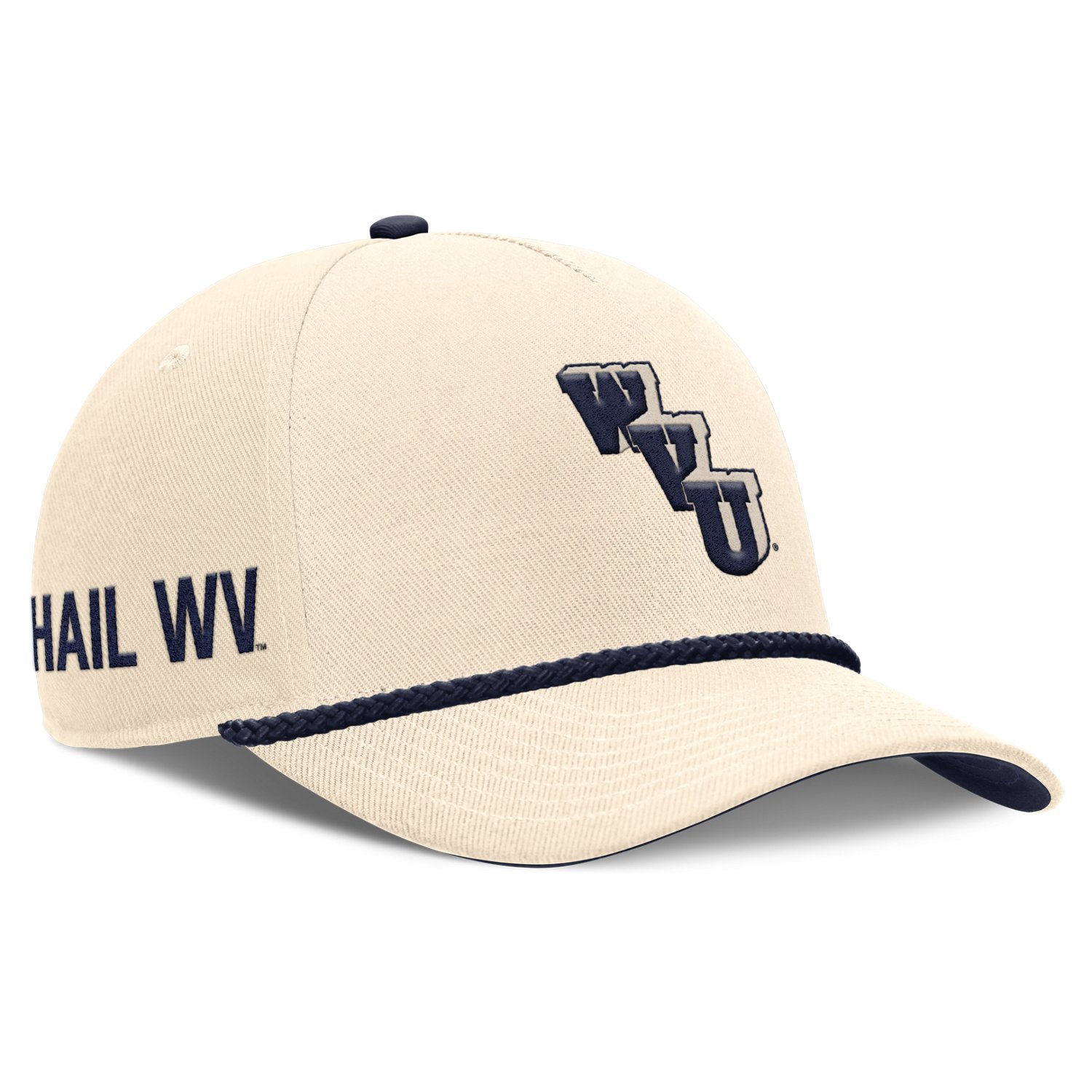 Nike West Virginia University Vault Logo Rise Cap - view number 3