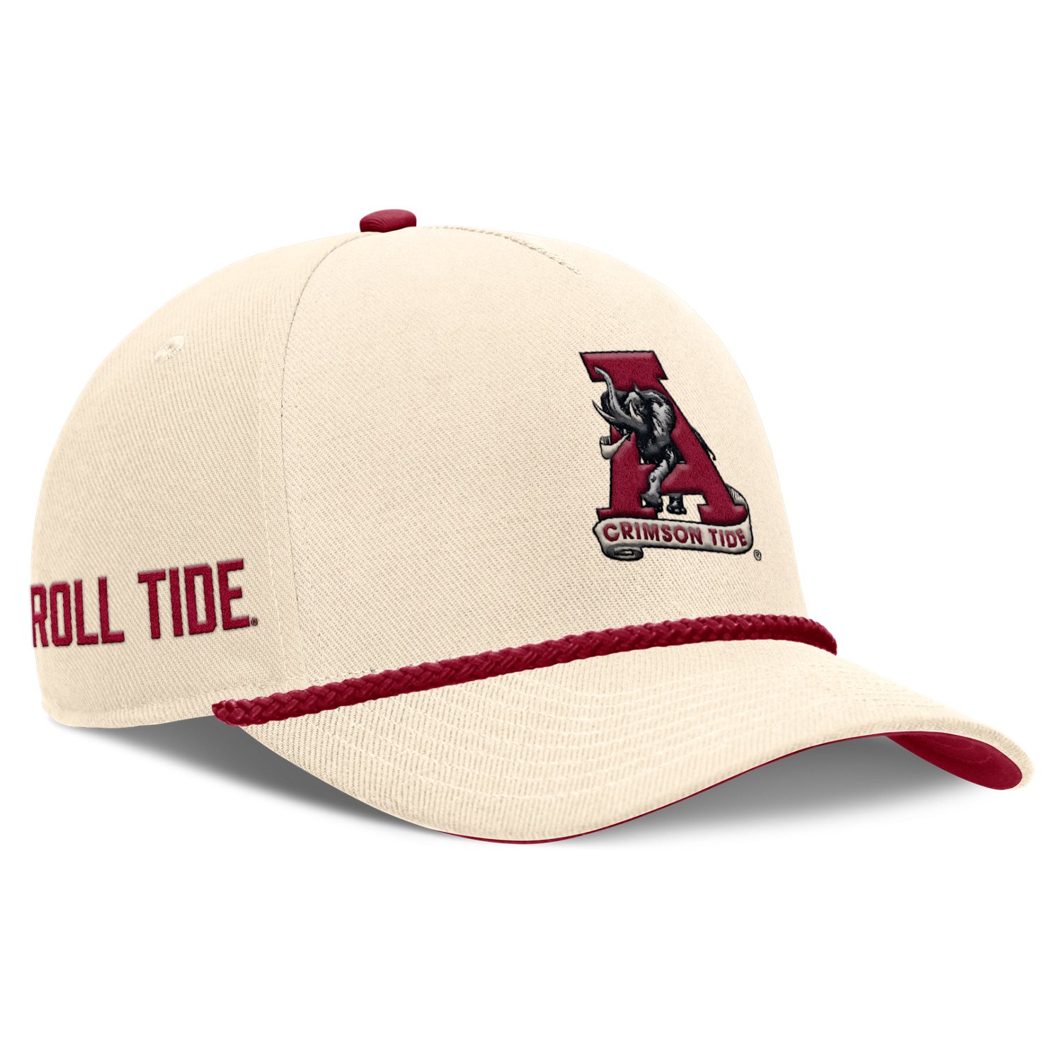 Unisex Nike Alabama Crimson Tide Legacy Vintage Rope Rise Adjustable Hat - view number 3
