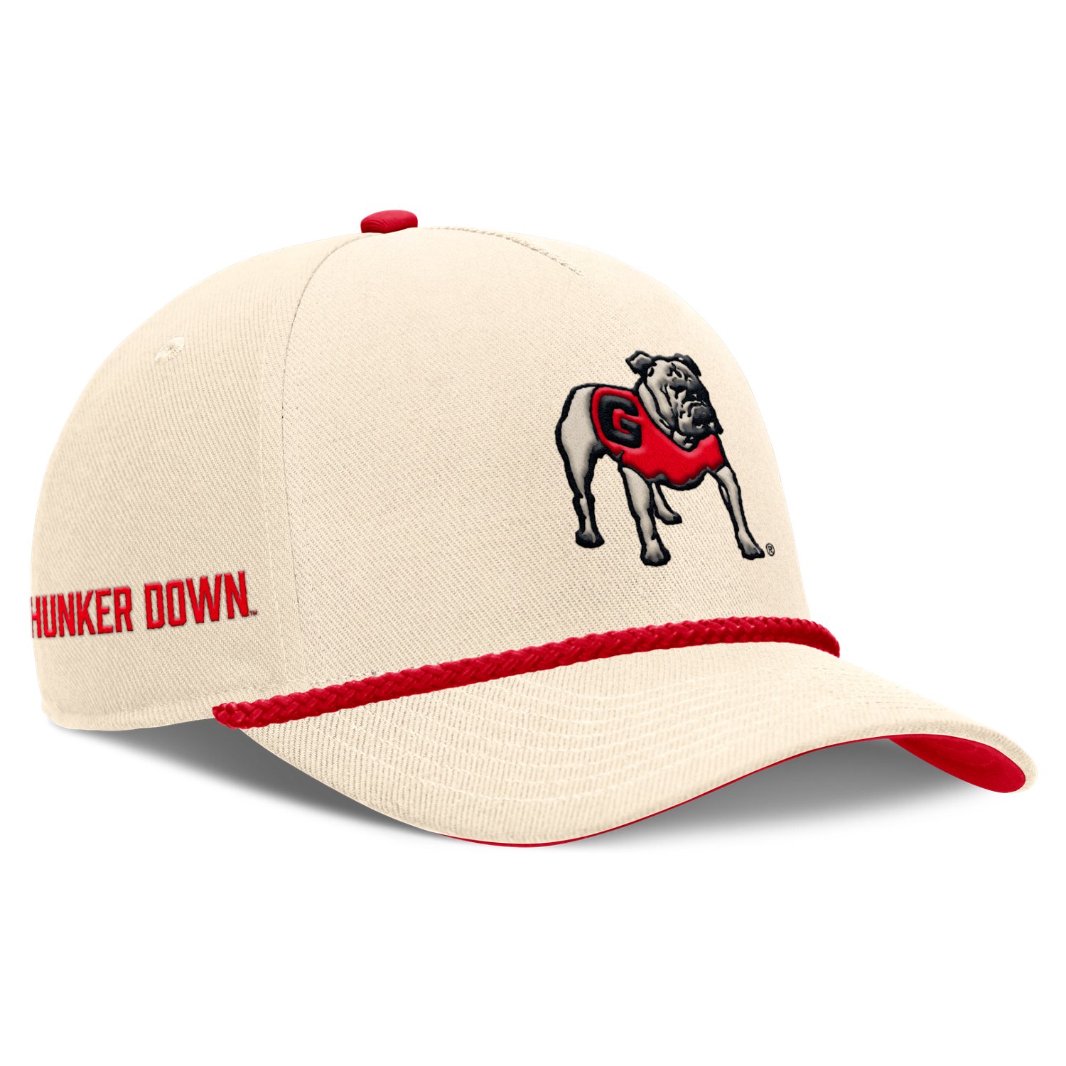 Unisex Nike Georgia Bulldogs Legacy Vintage Rope Rise Adjustable Hat - view number 3