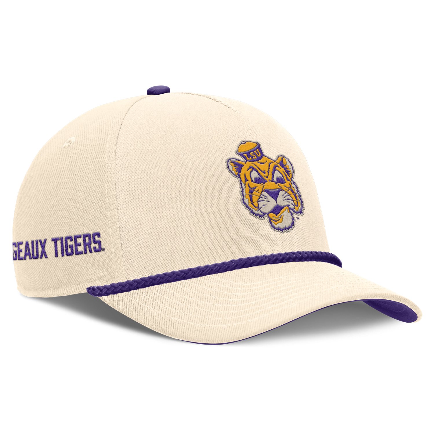 Unisex Nike LSU Tigers Legacy Vintage Rope Rise Adjustable Hat - view number 3