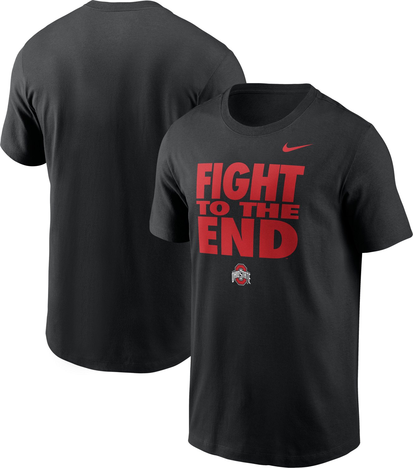 Nike Men's Ohio State University Team Slogan Graphic T-shirt - view number 3