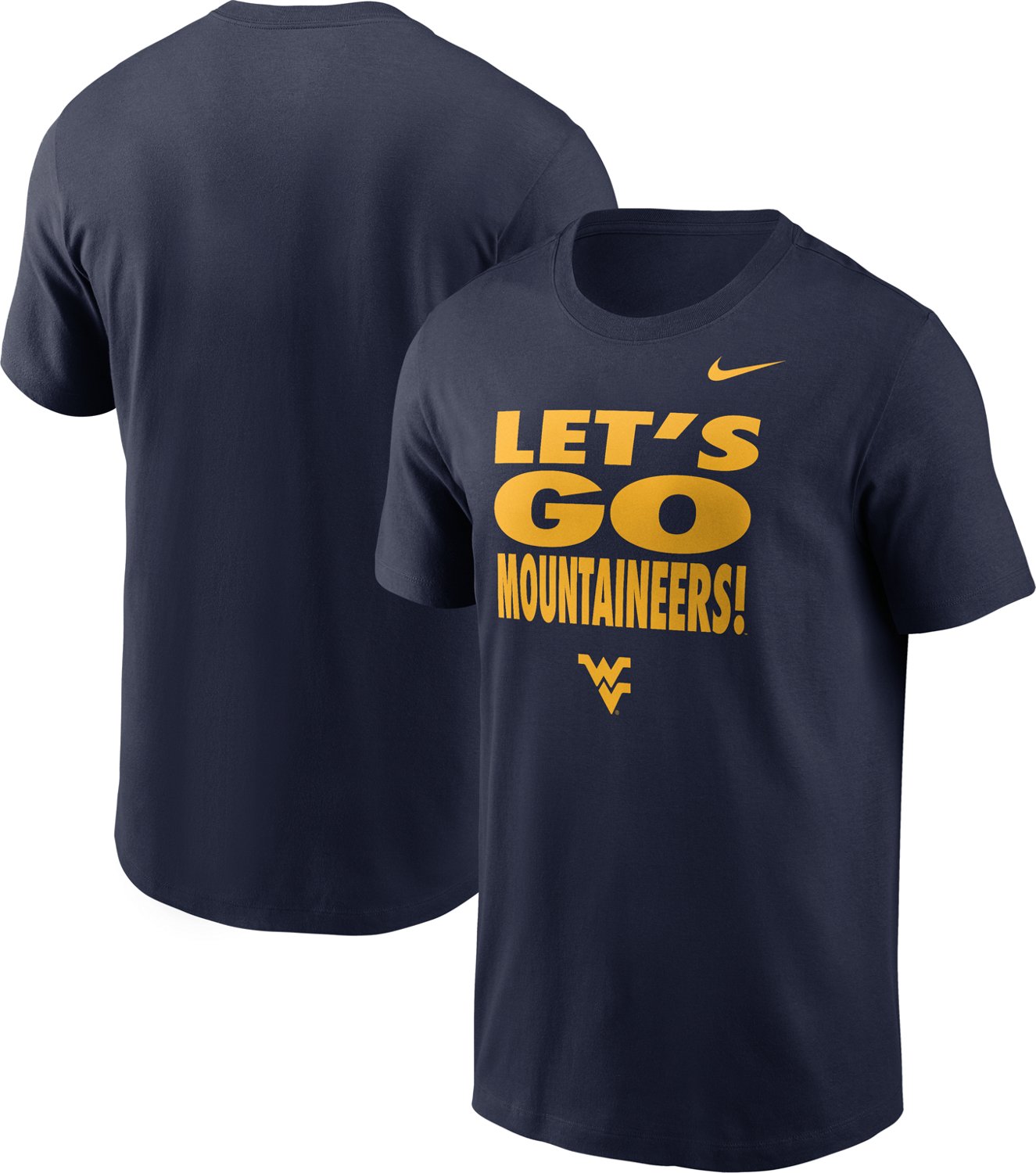 Nike Men's West Virginia University Team Slogan Graphic T-shirt - view number 3