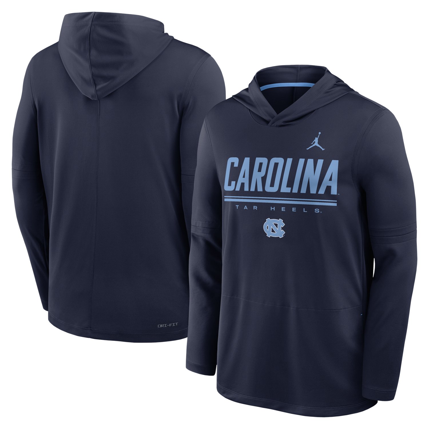 Jordan Men's University of North Carolina Dri-FIT Hoodie - view number 3