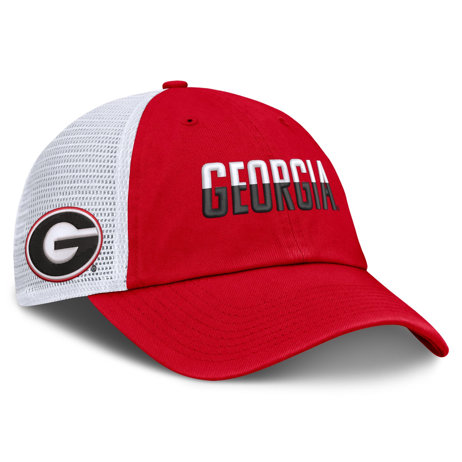 Nike University of Georgia School Club Gameday Unstructured Trucker Cap - view number 3