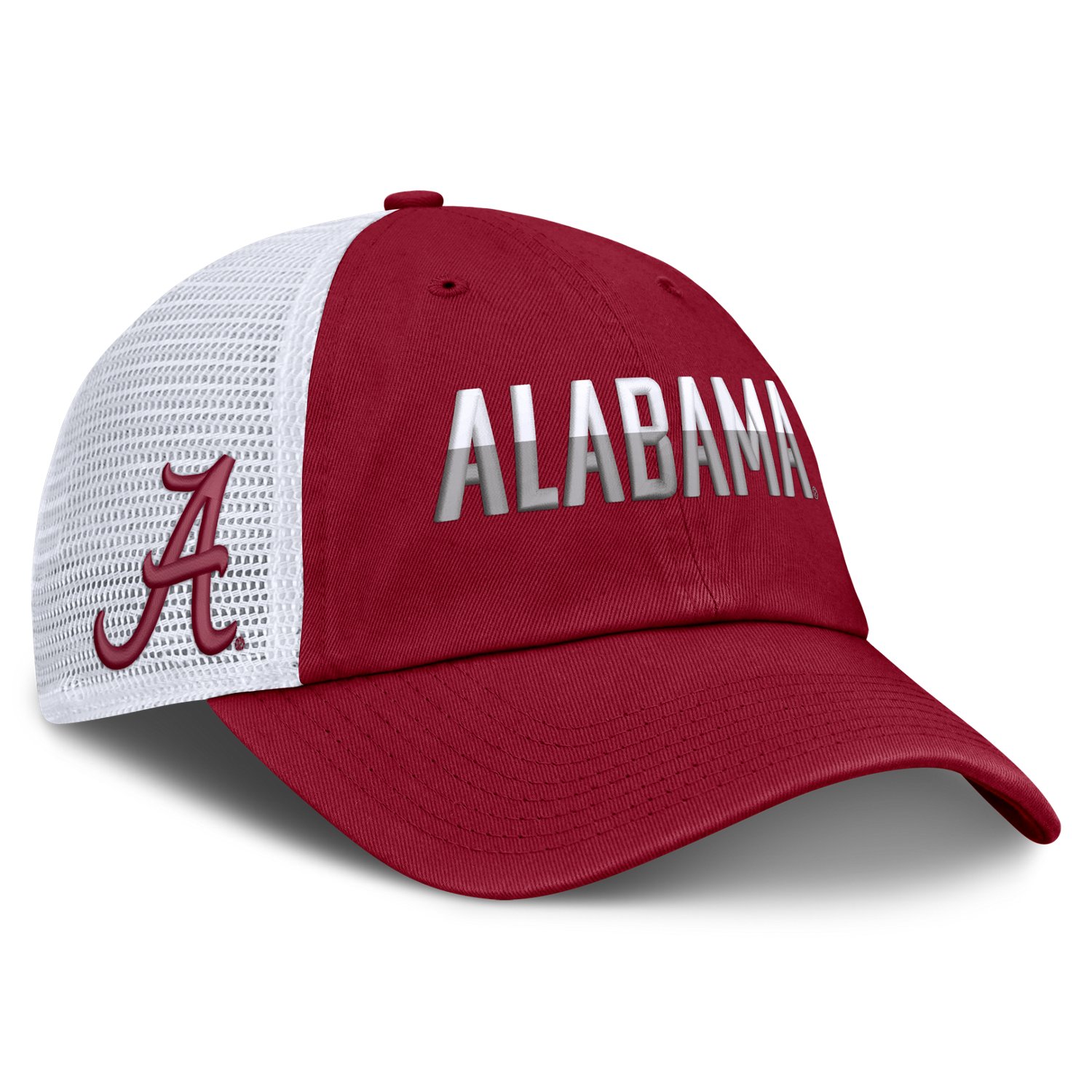 Nike University of Alabama School Club Gameday Unstructured Trucker Cap - view number 3