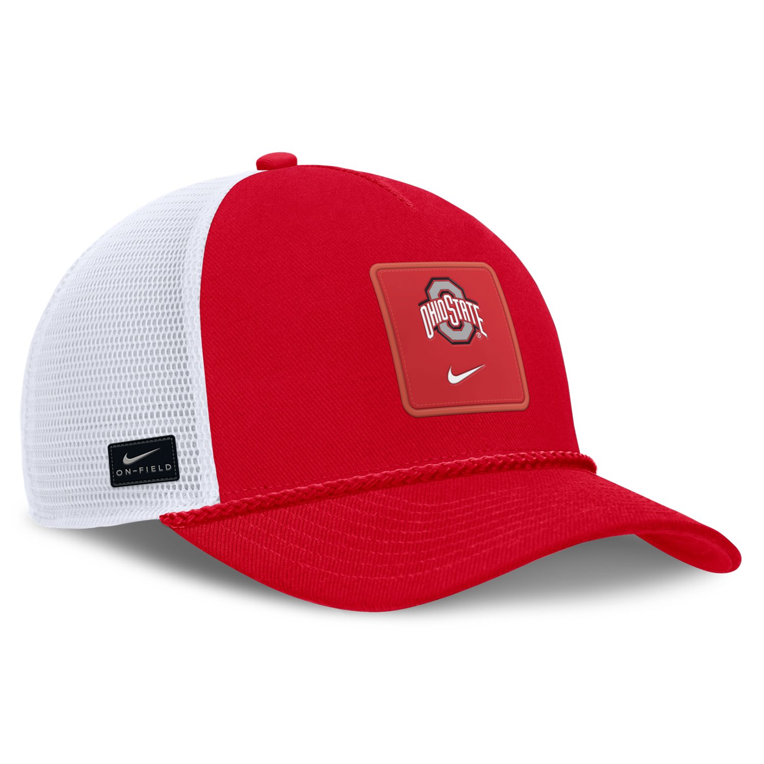 Nike Ohio State University Primary Logo Rise Gameday Structured Trucker Cap - view number 3