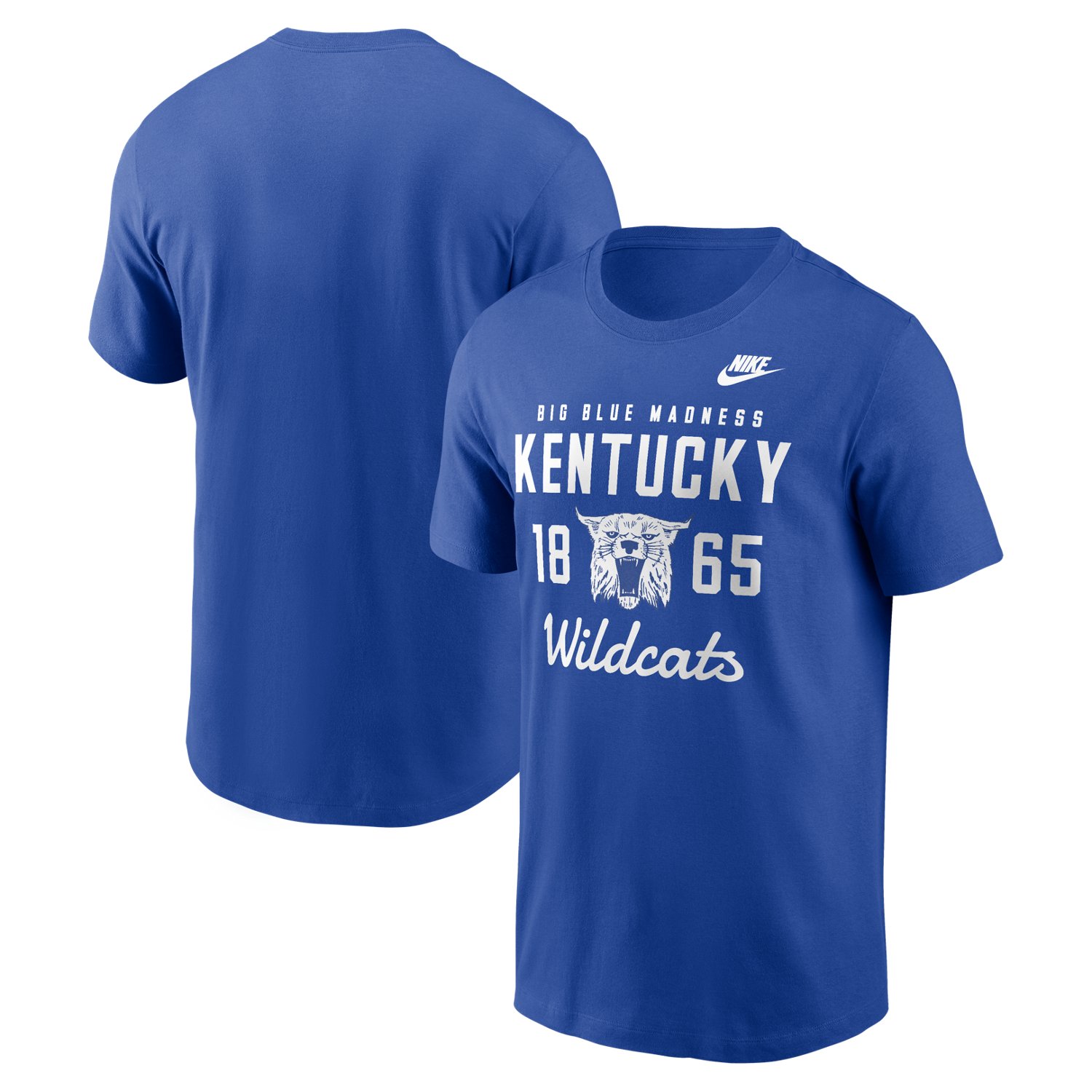 Nike Men's University of Kentucky Legacy Stacked Est Graphic T-shirt - view number 3