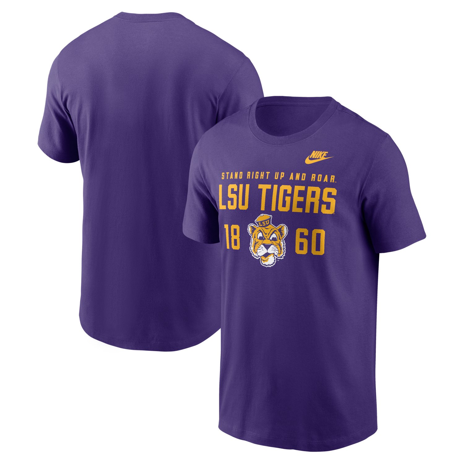 Nike Men's Louisiana State University Legacy Stacked Est Graphic T-shirt