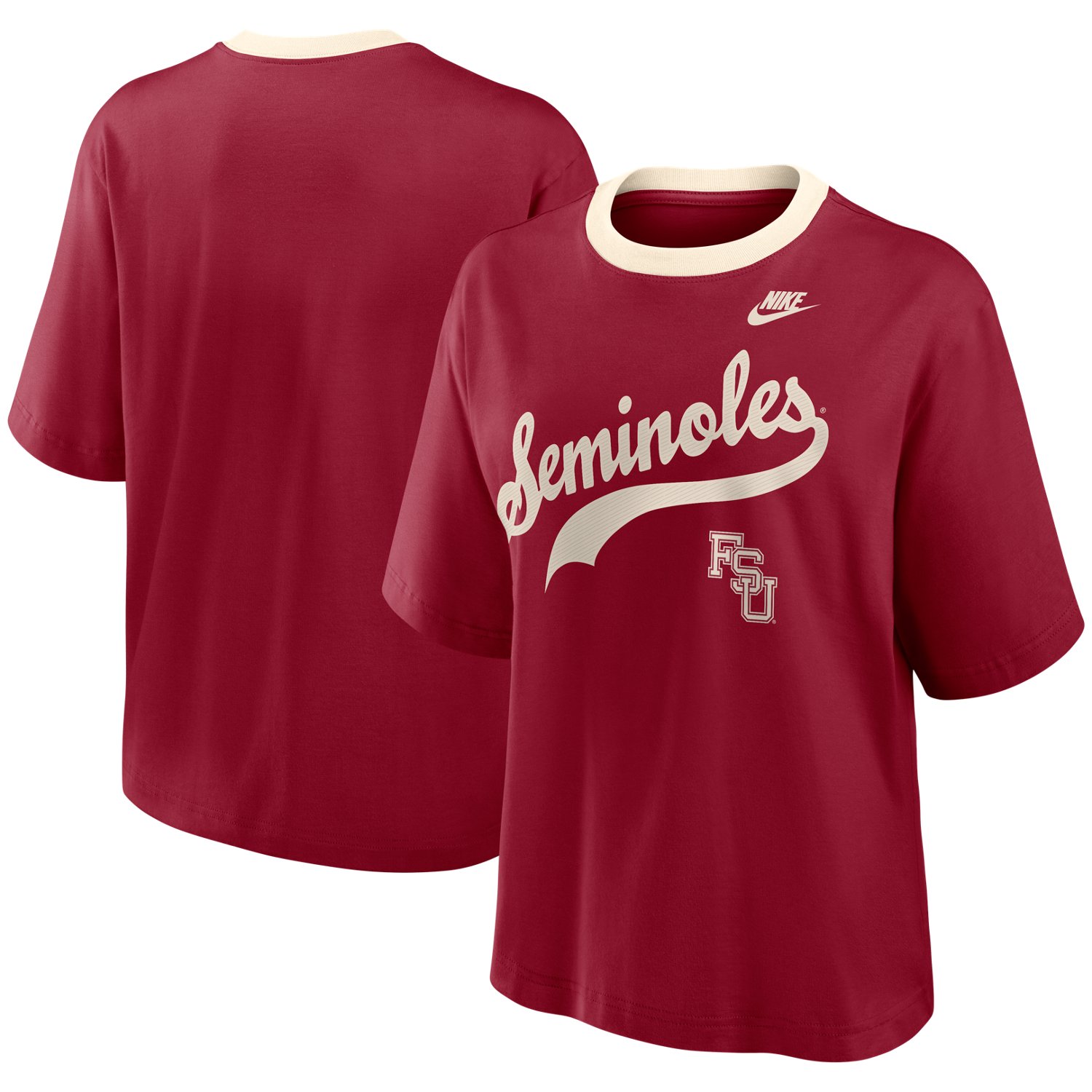 Nike Women's Florida State University Legacy Fight Song Boxy Graphic T-shirt - view number 3