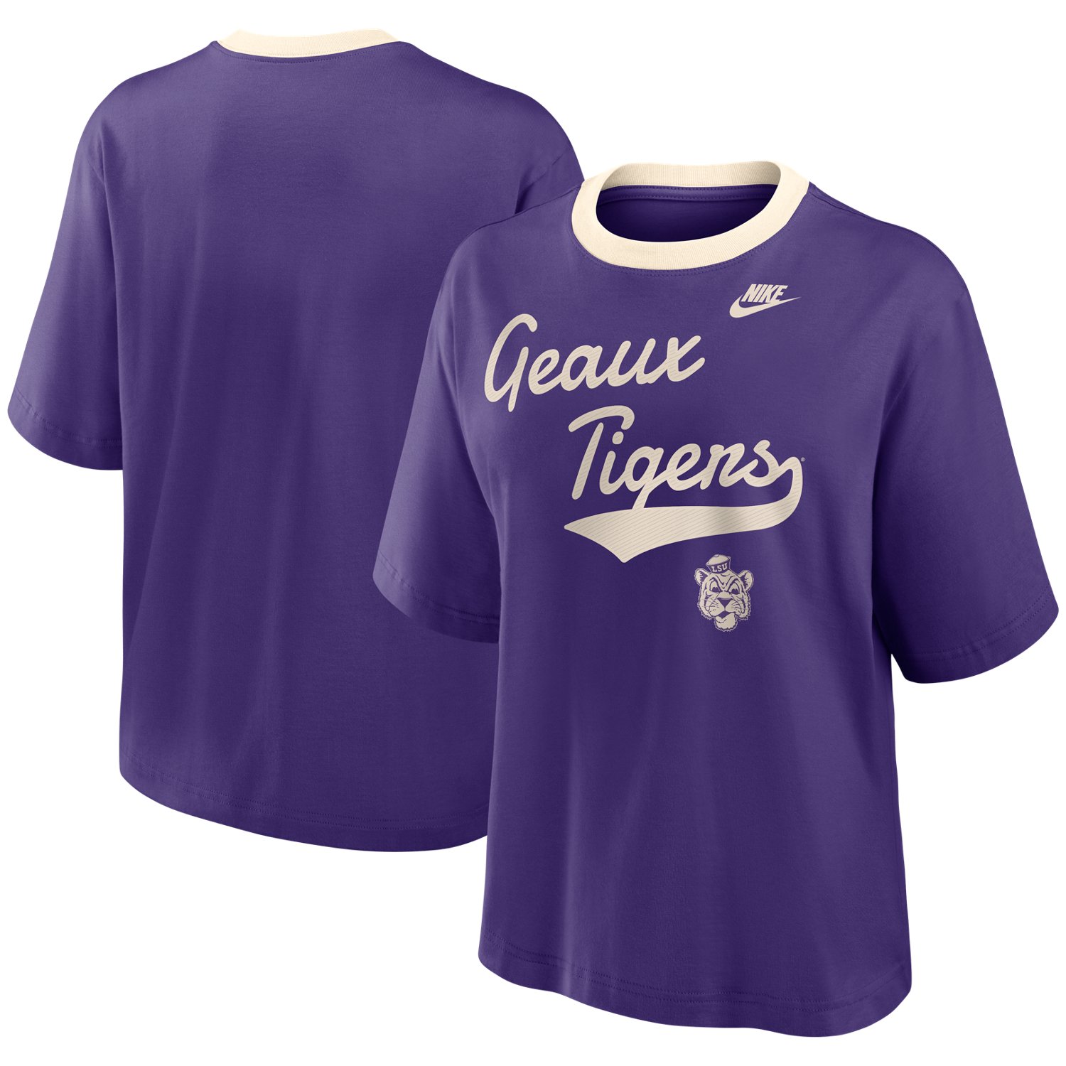 Nike Women's Louisiana State University Legacy Fight Song Boxy Graphic T-shirt - view number 3