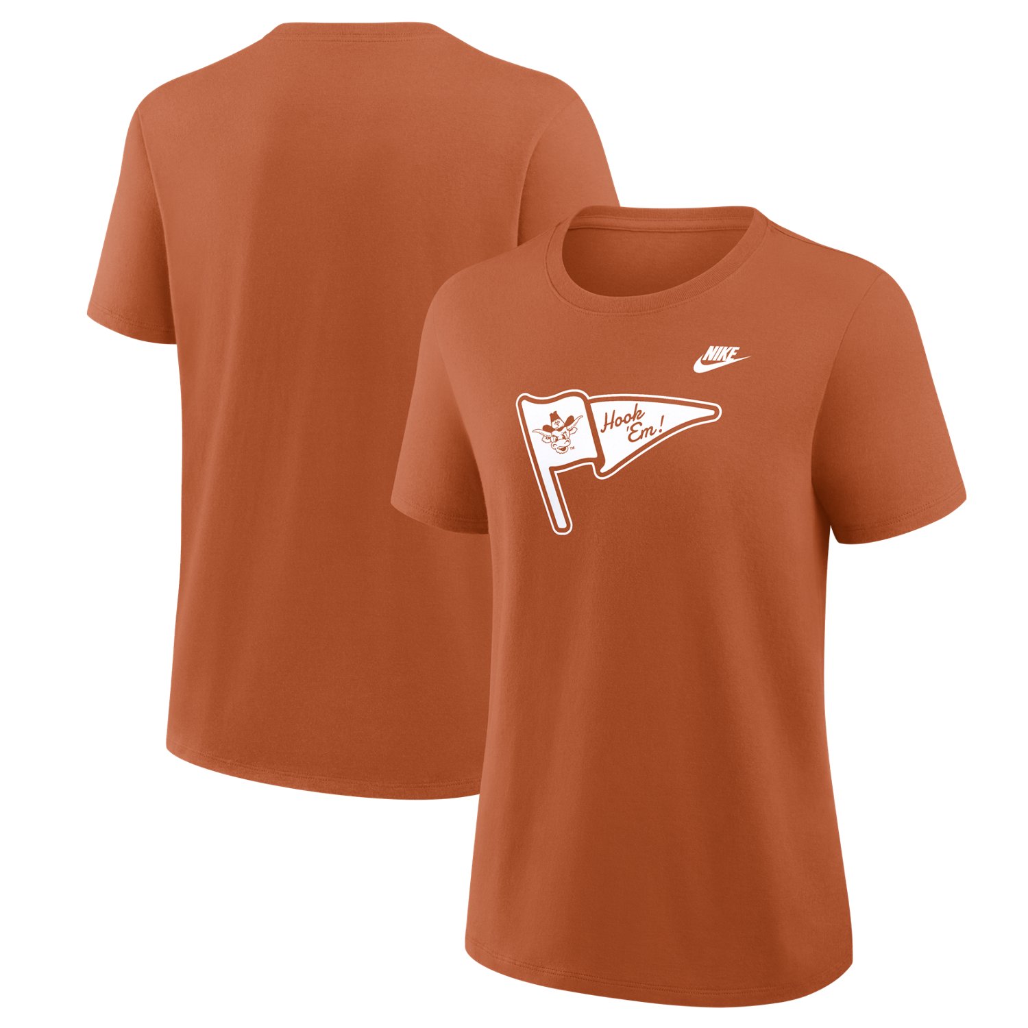 Nike Women's University of Texas Legacy Spirit Flag Graphic T-shirt - view number 3