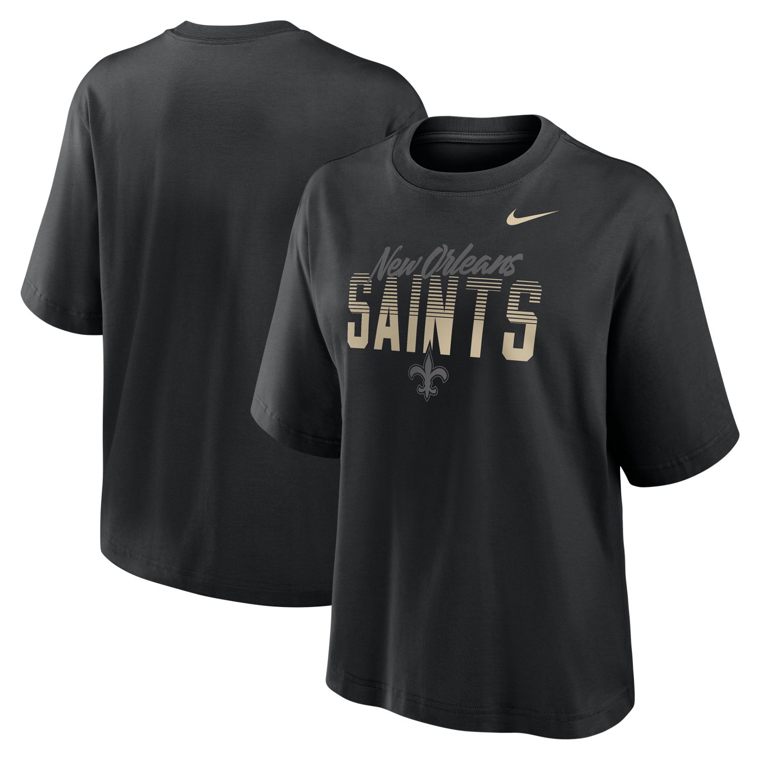 Nike Women's New Orleans Saints Halftime Boxy Graphic T-shirt