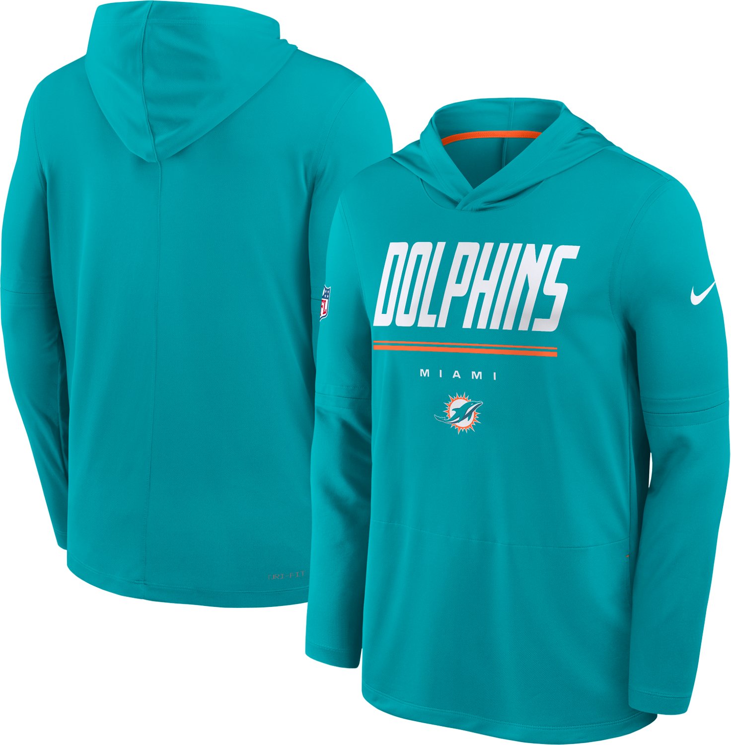 Nike Men's Miami Dolphins Sideline Hoodie