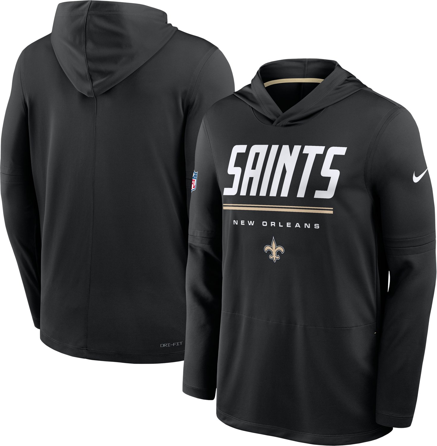 Nike Men's New Orleans Saints Sideline Hoodie - view number 6