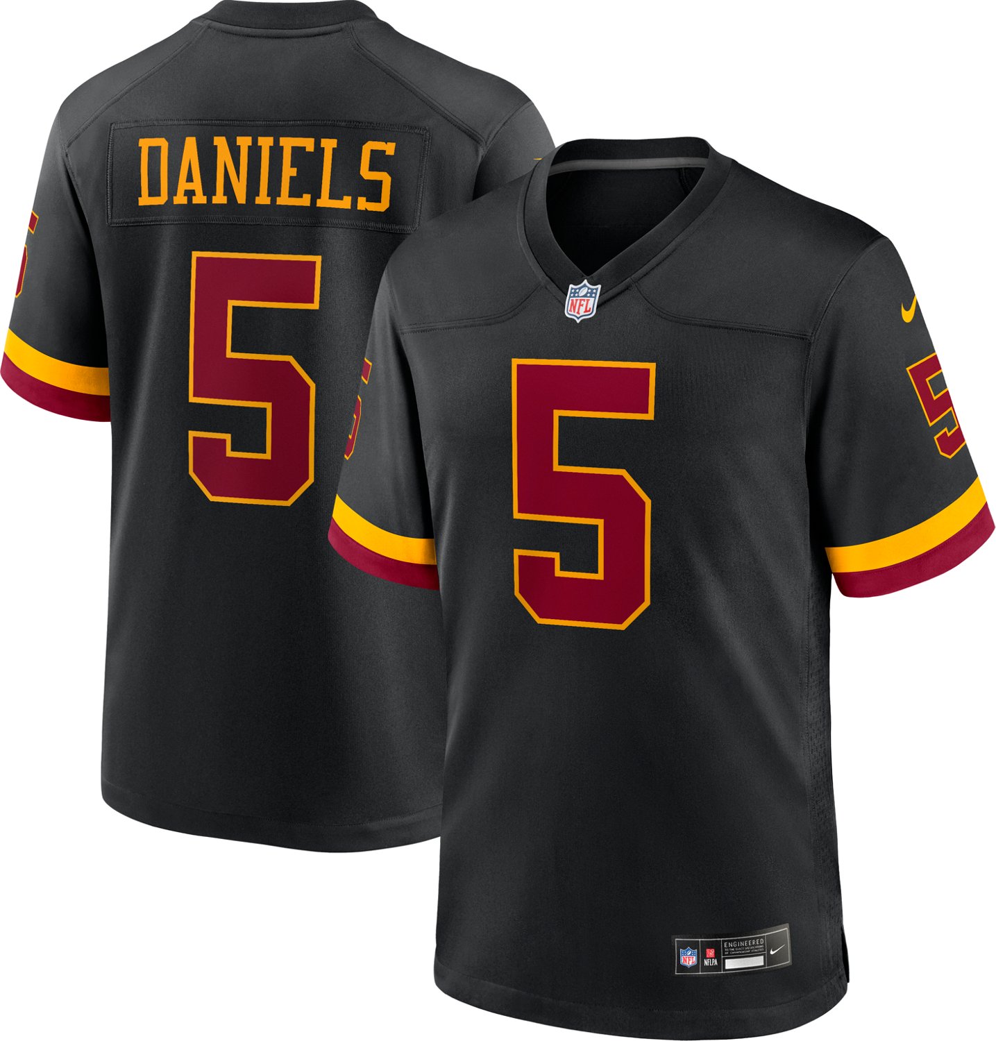 Nike Men's Washington Commanders Jayden Daniels #5 Game Jersey - view number 3