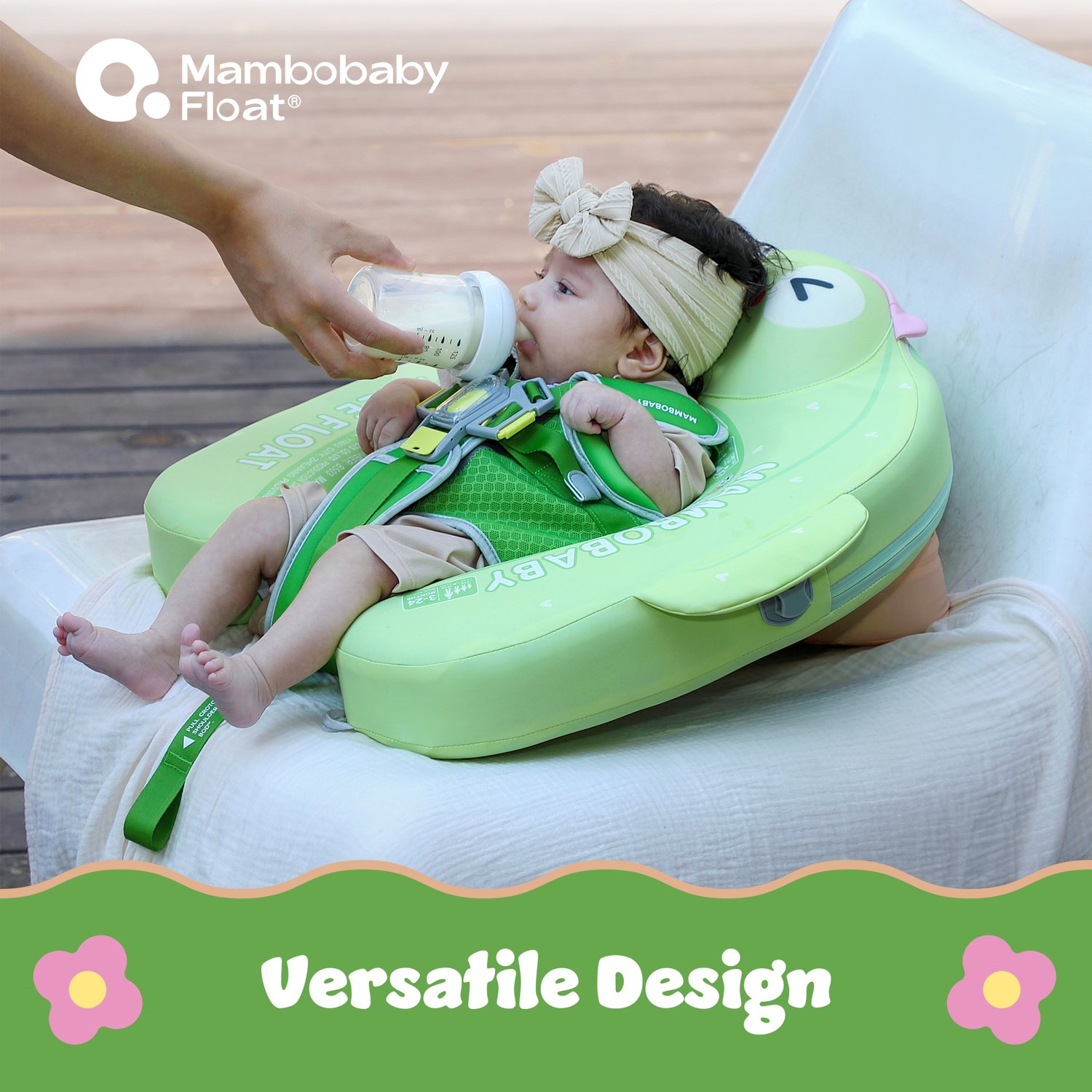 Mambobaby Sunny Navigator Cactus Bloom Baby Pool Float with 3D Canopy - view number 2