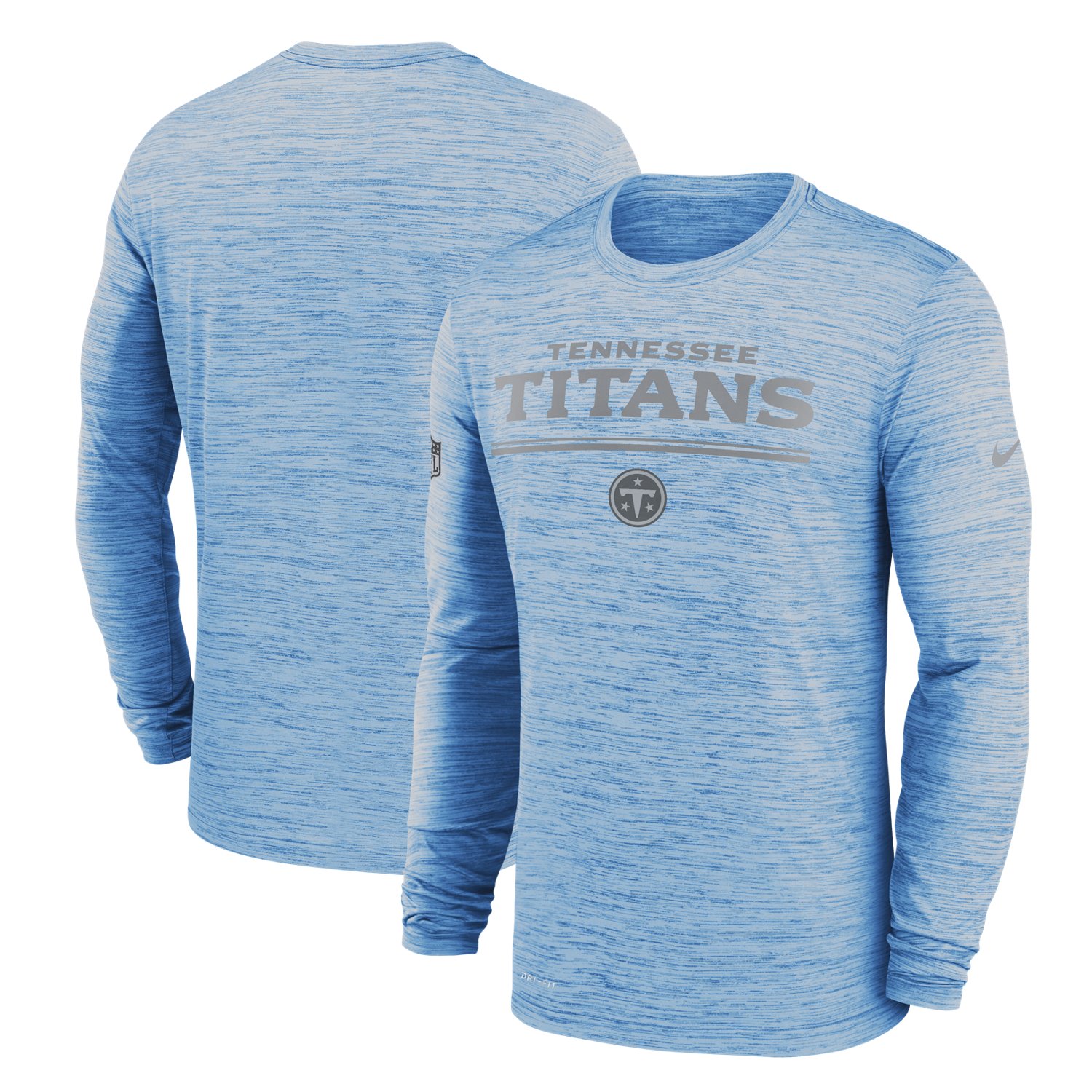 Nike Men's Tennessee Titans Team Issue Velocity Dri-FIT Long Sleeve Graphic T-shirt - view number 3