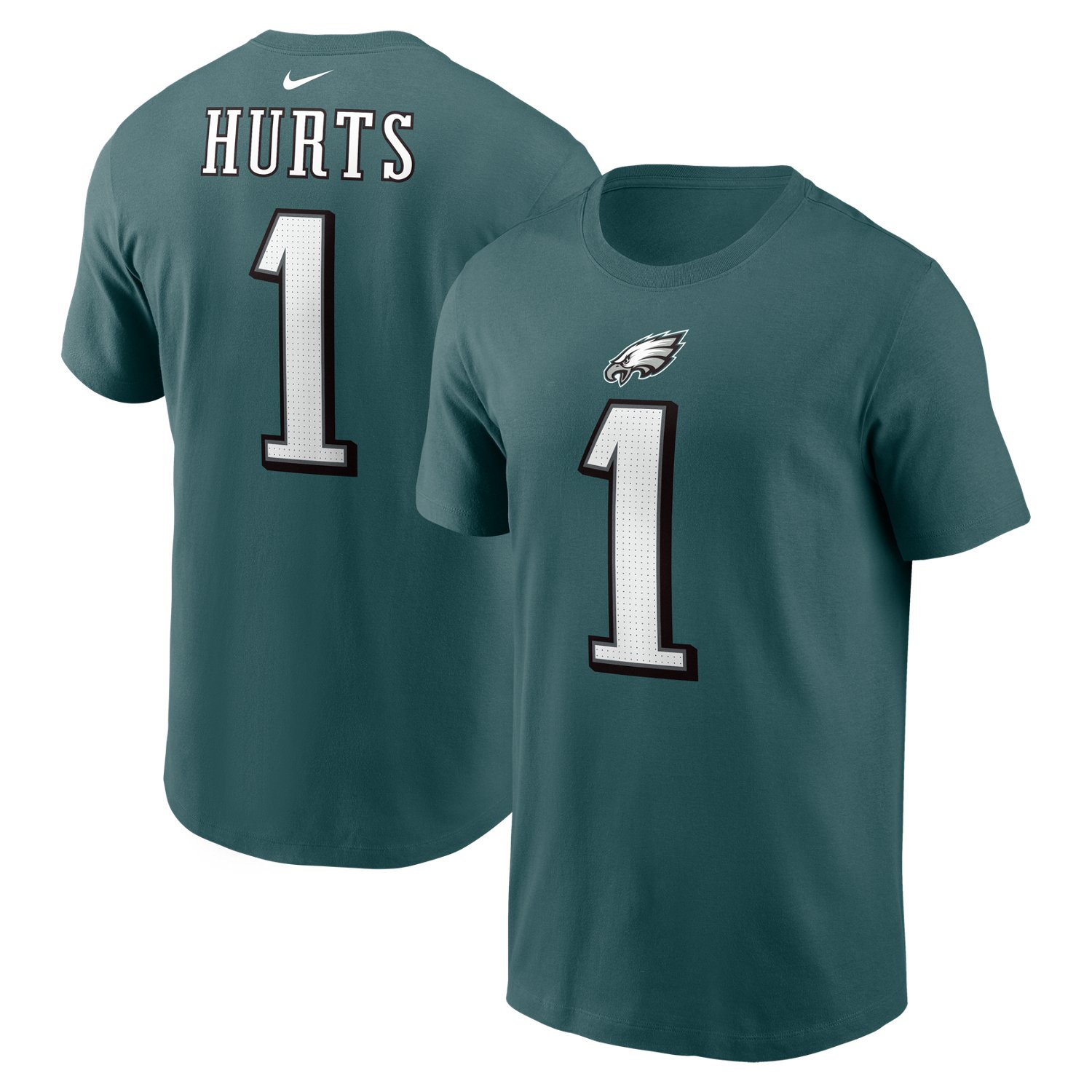 Nike Men's Eagles Jalen Hurts Name & Number T-shirt