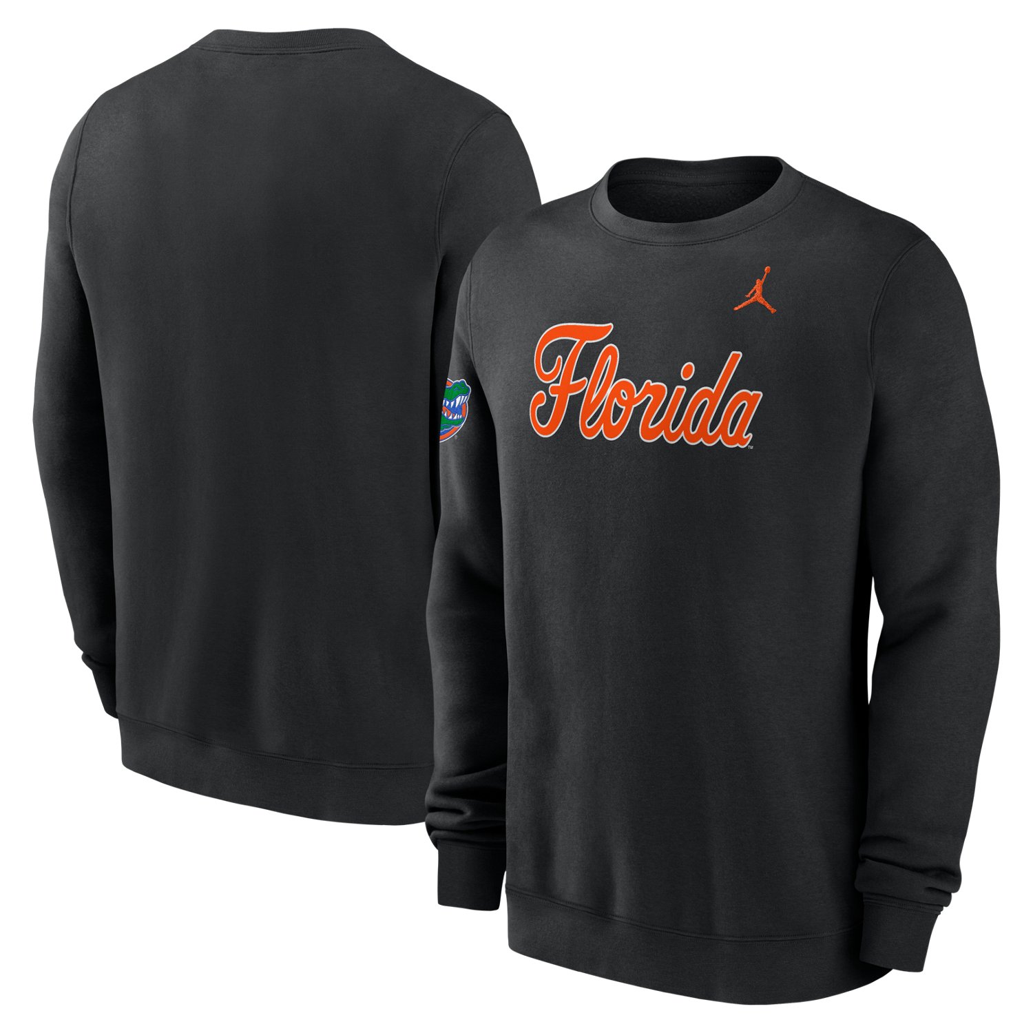 Jordan Men's University of Florida School Fleece Club Crew Sweatshirt - view number 3