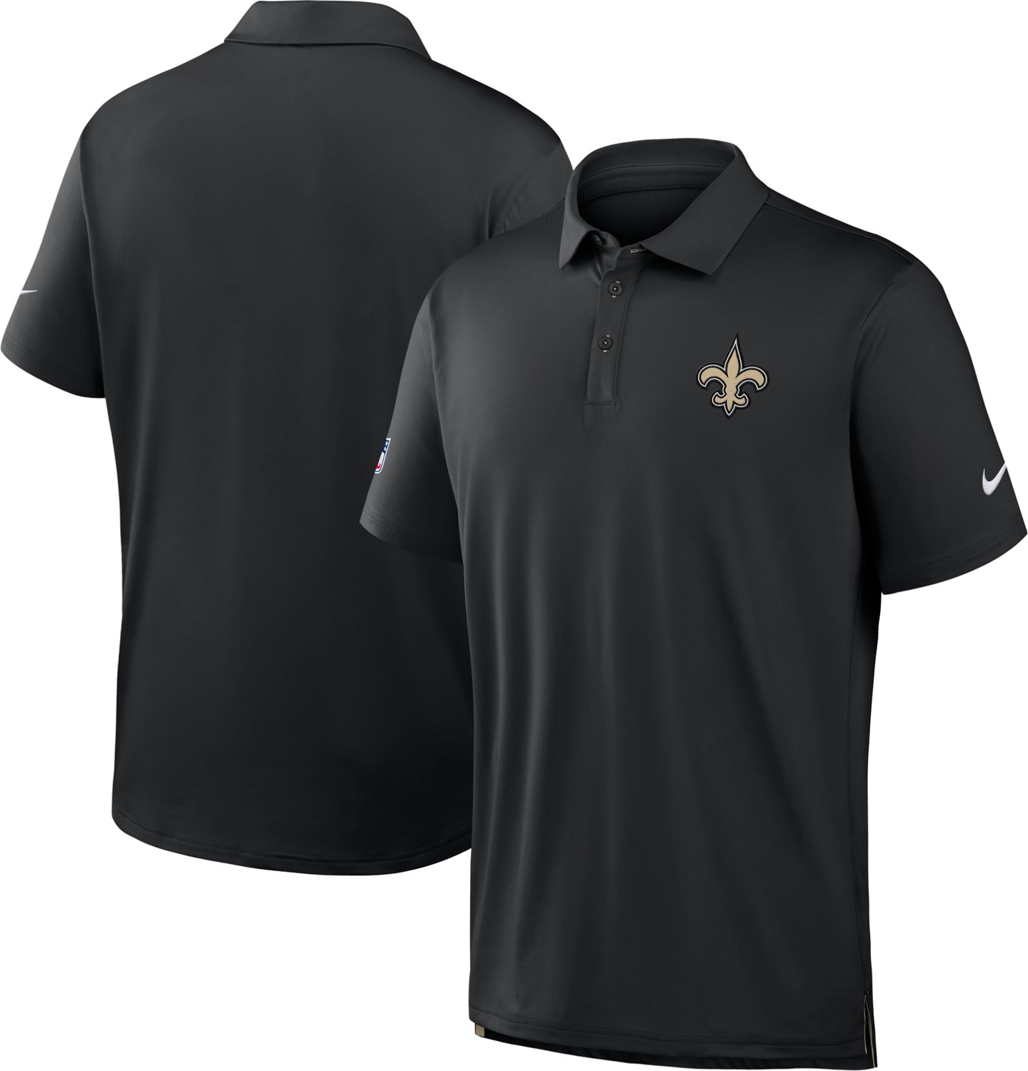 Nike Men's New Orleans Saints Sideline Drift Tour Polo Shirt