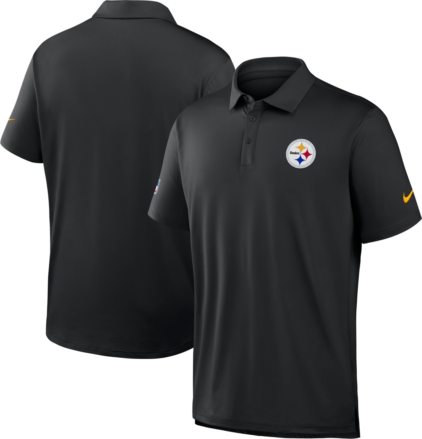 Nike Men's Pittsburgh Steelers Sideline Drift Tour Polo Shirt