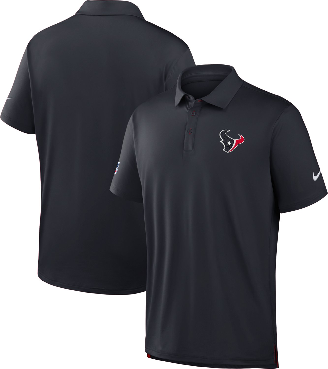 Nike Men's Houston Texans Sideline Drift Tour Polo Shirt - view number 3
