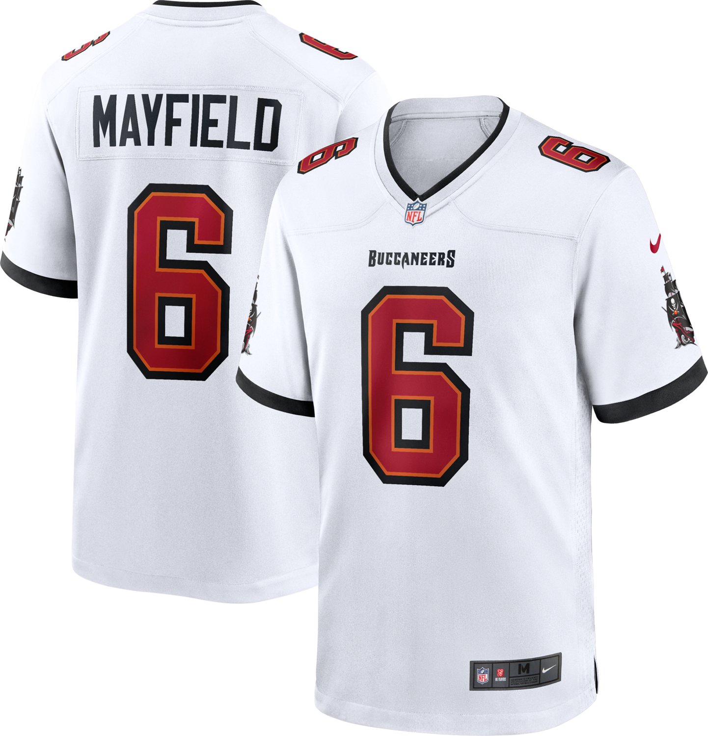Nike Men's Tampa Bay Buccaneers Baker Mayfield #6 Game Road Jersey - view number 3