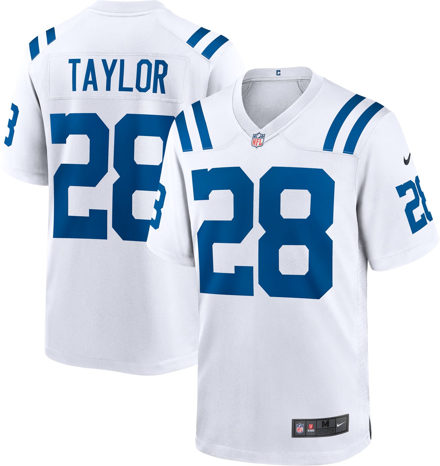 Nike Men's Indianapolis Colts Jonathan Taylor #28 Game Road Jersey - view number 3