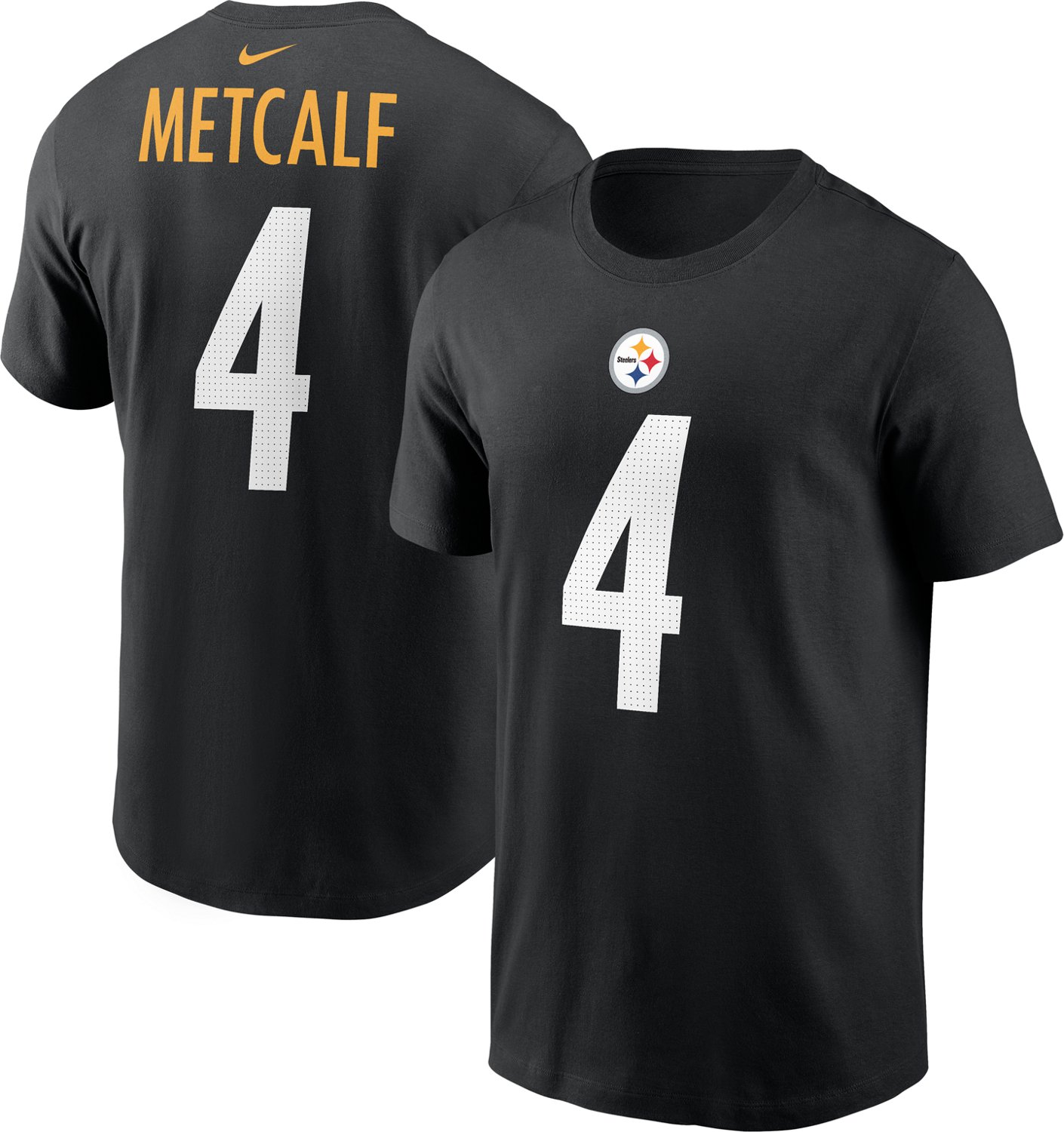 Nike Men's Pittsburgh Steelers DK Metcalf #4 Graphic T-shirt - view number 3