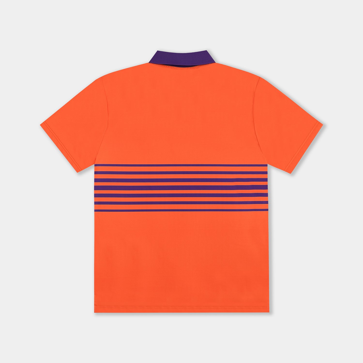 Homefield Men's Clemson University Sailor Mascot Striped Chest Golf Polo Shirt - view number 2