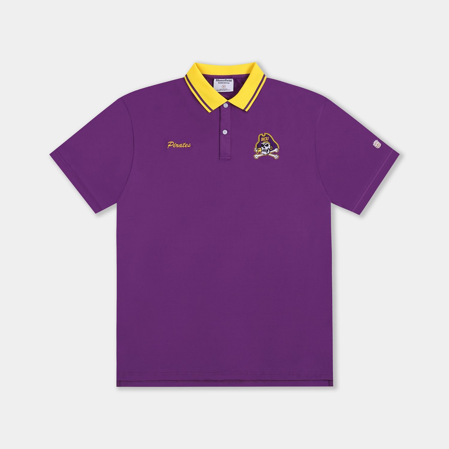 Homefield Men's East Carolina University School Script 2-Hit Golf Polo Shirt
