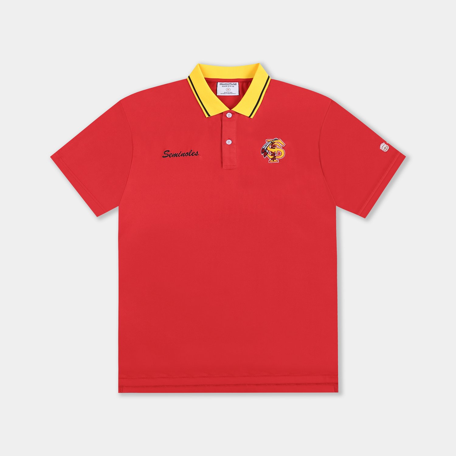 Homefield Men's Florida State University School Script 2-Hit Golf Polo Shirt