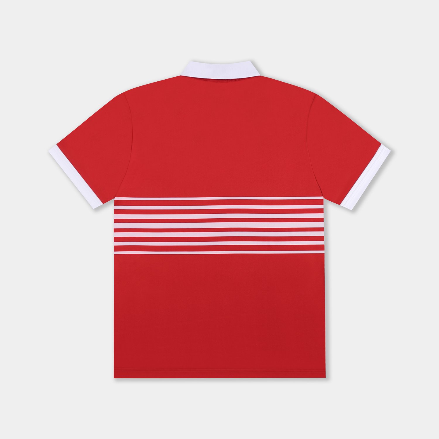 Homefield Men's Indiana University Vault Mascot Striped Chest Golf Polo Shirt - view number 2