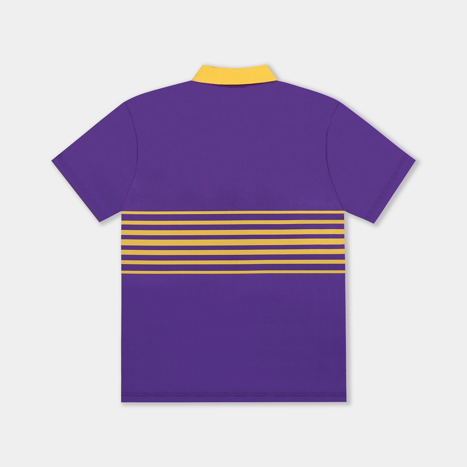 Homefield Men's Louisiana State University Vault Mascot Striped Chest Golf Polo Shirt - view number 2
