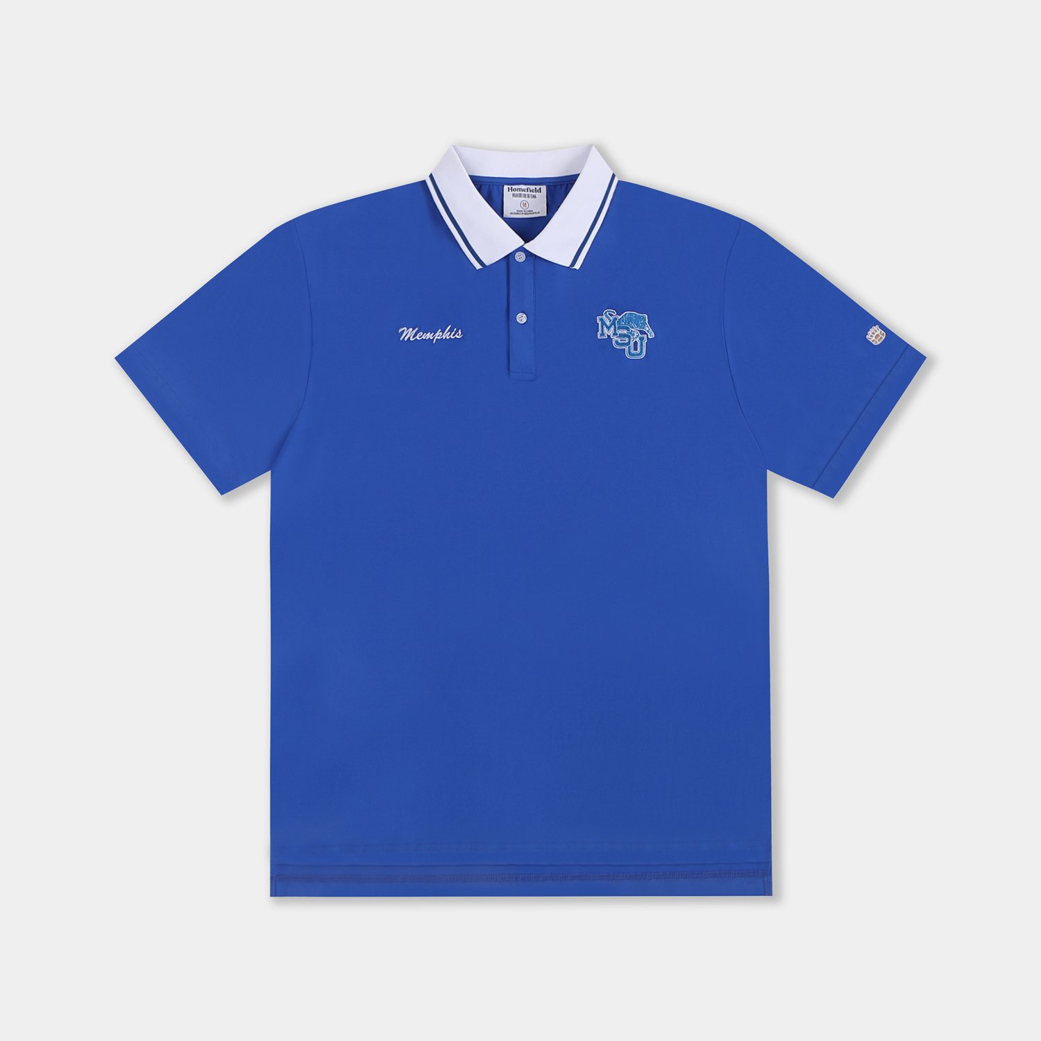 Homefield Men's University of Memphis School Script 2-Hit Golf Polo Shirt