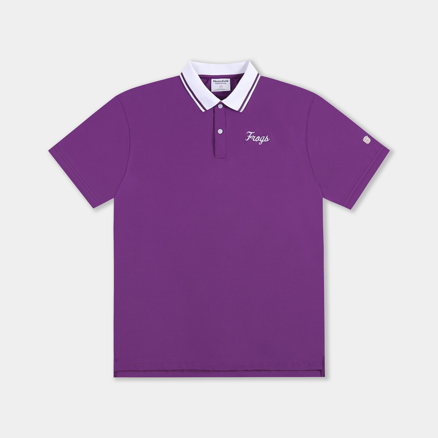 Homefield Men's Texas Christian University School Script 2-Hit Golf Polo Shirt