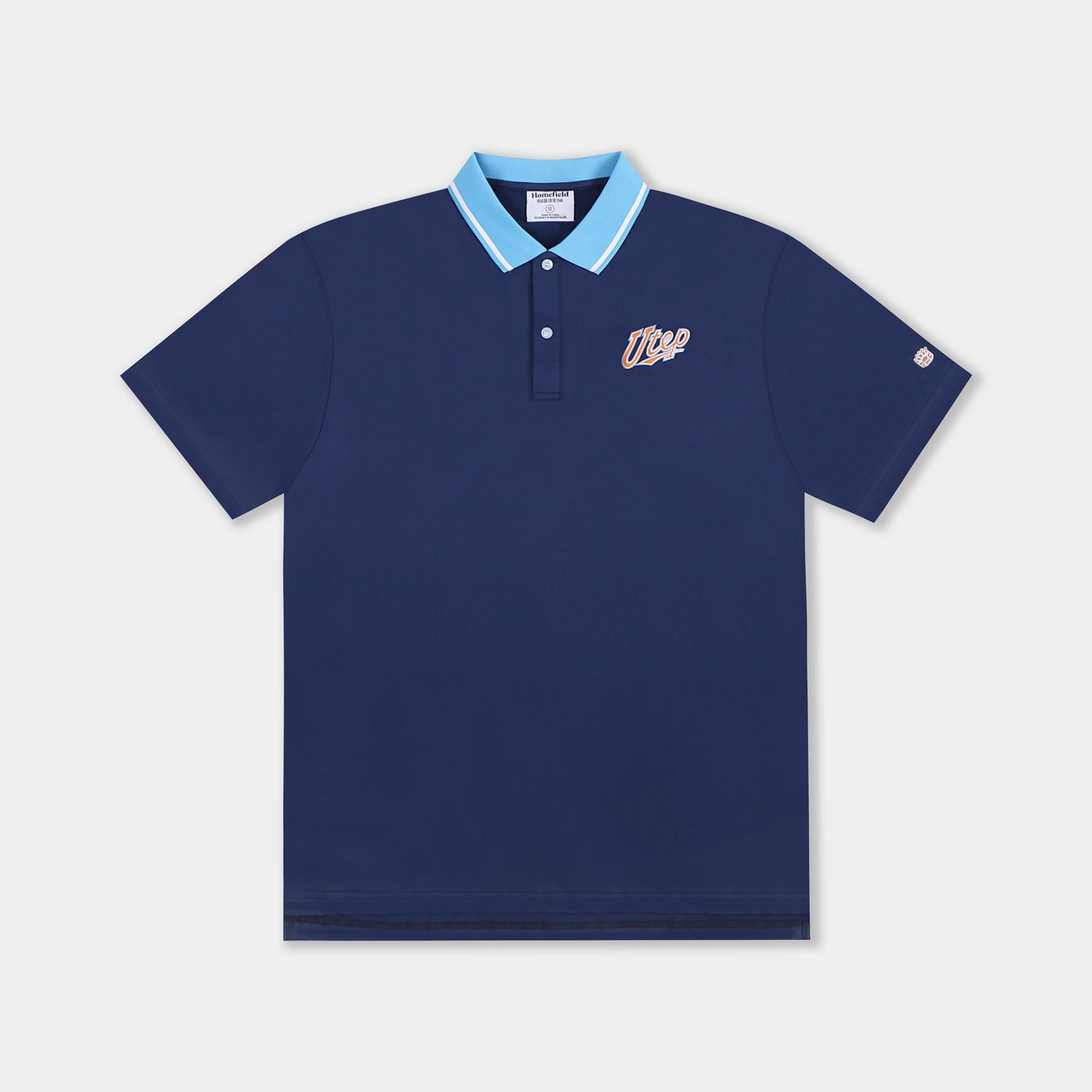 Homefield Men's University of Texas at El Paso School Script 2-Hit Golf Polo Shirt