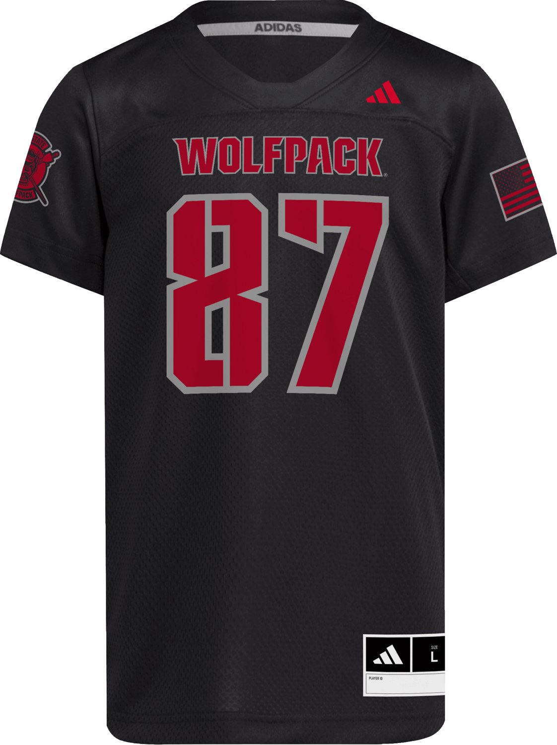 adidas Boys' North Carolina State University Salute to Service Strategy Football Jersey
