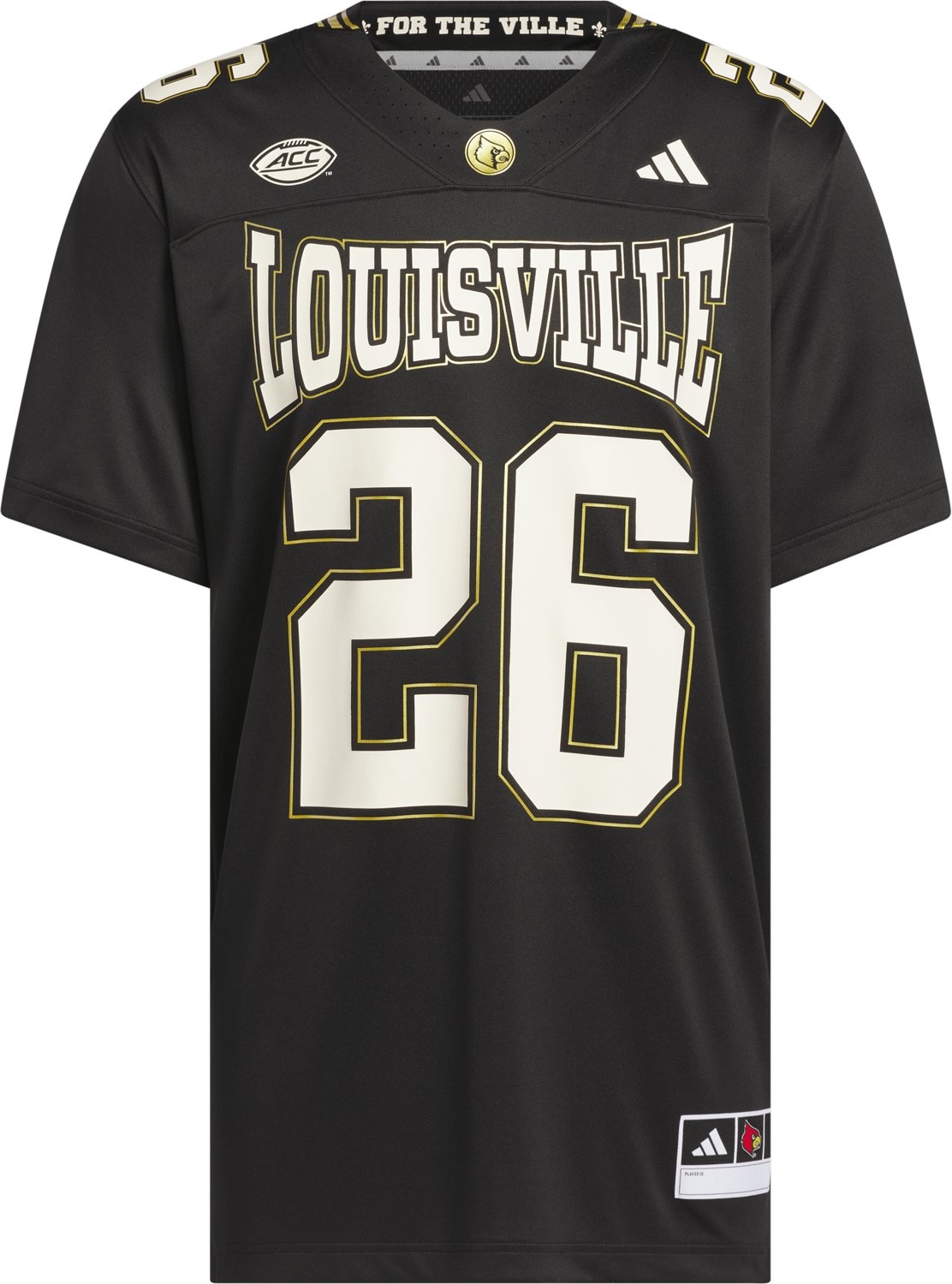adidas Men's University of Louisville Boxing Inspired Strategy Football Jersey - view number 4